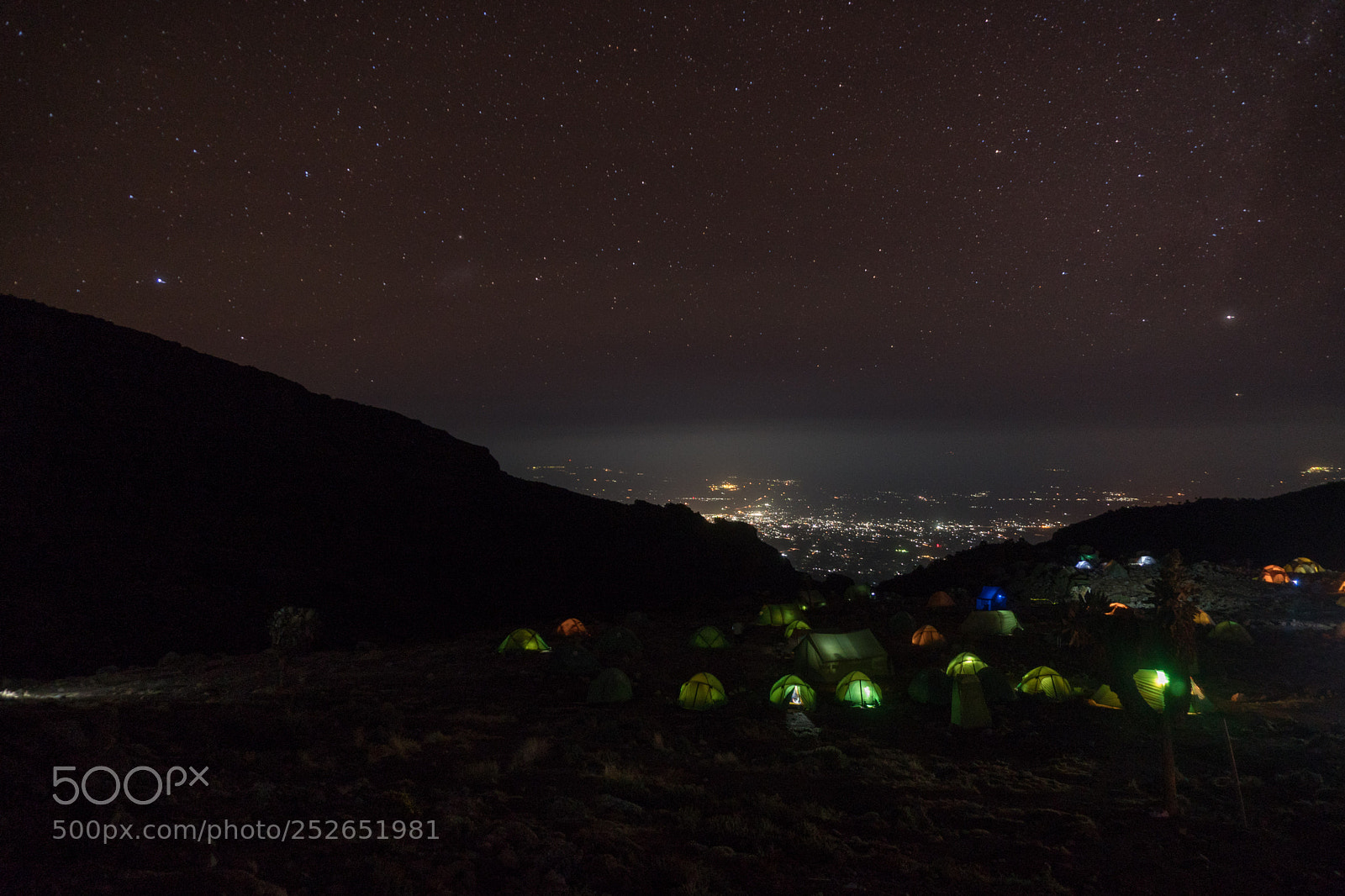 Sony a6300 sample photo. Camping at kilimanjaro photography