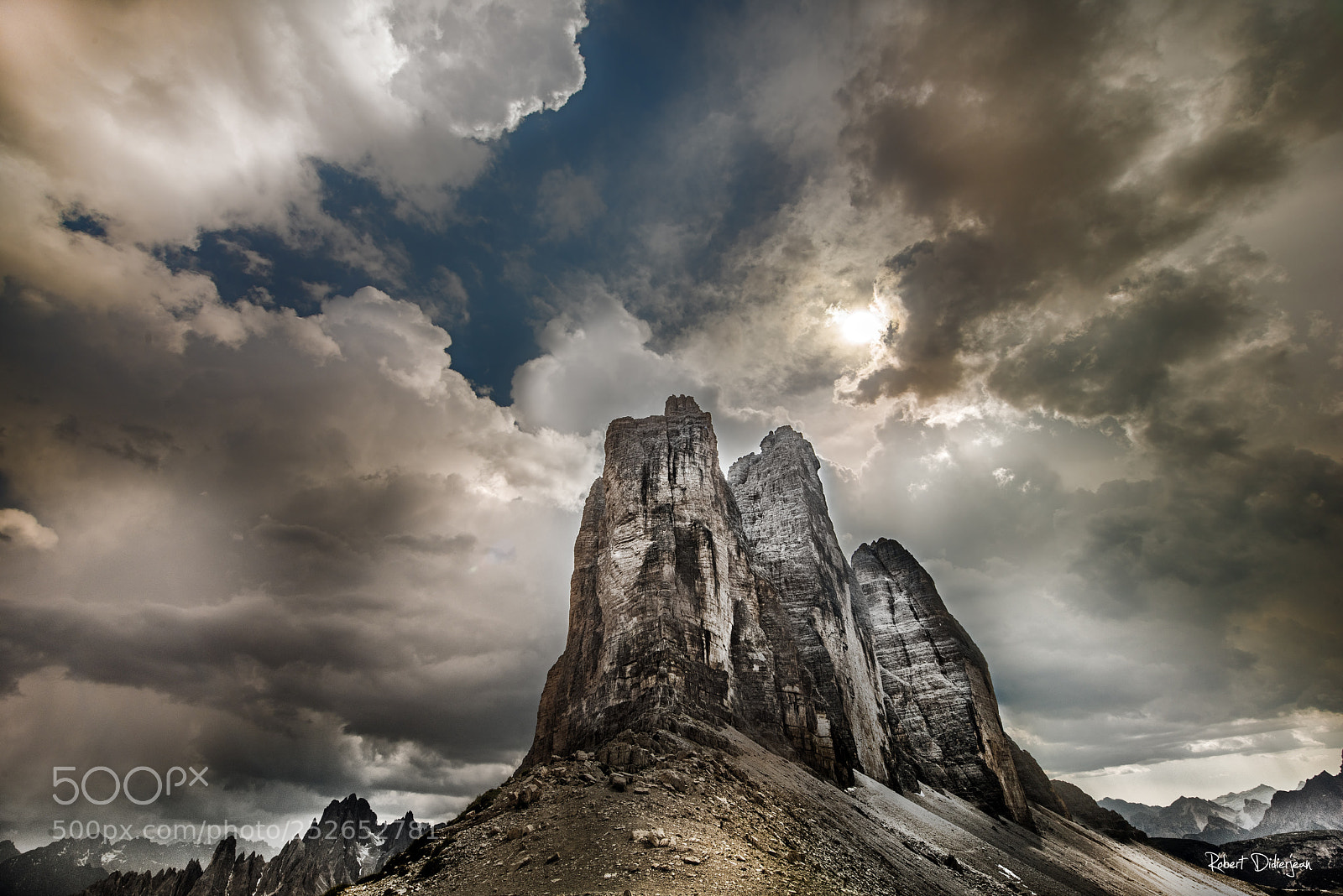 Nikon D810 sample photo. The tre cime before photography