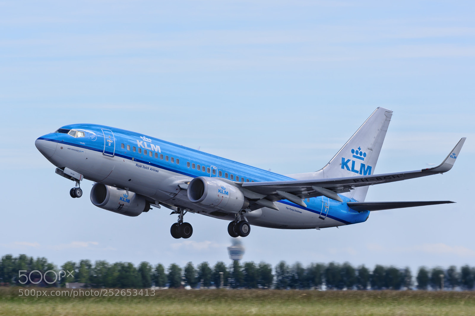Nikon D5200 sample photo. Klm boeing 737-7k2 ph-bgh photography