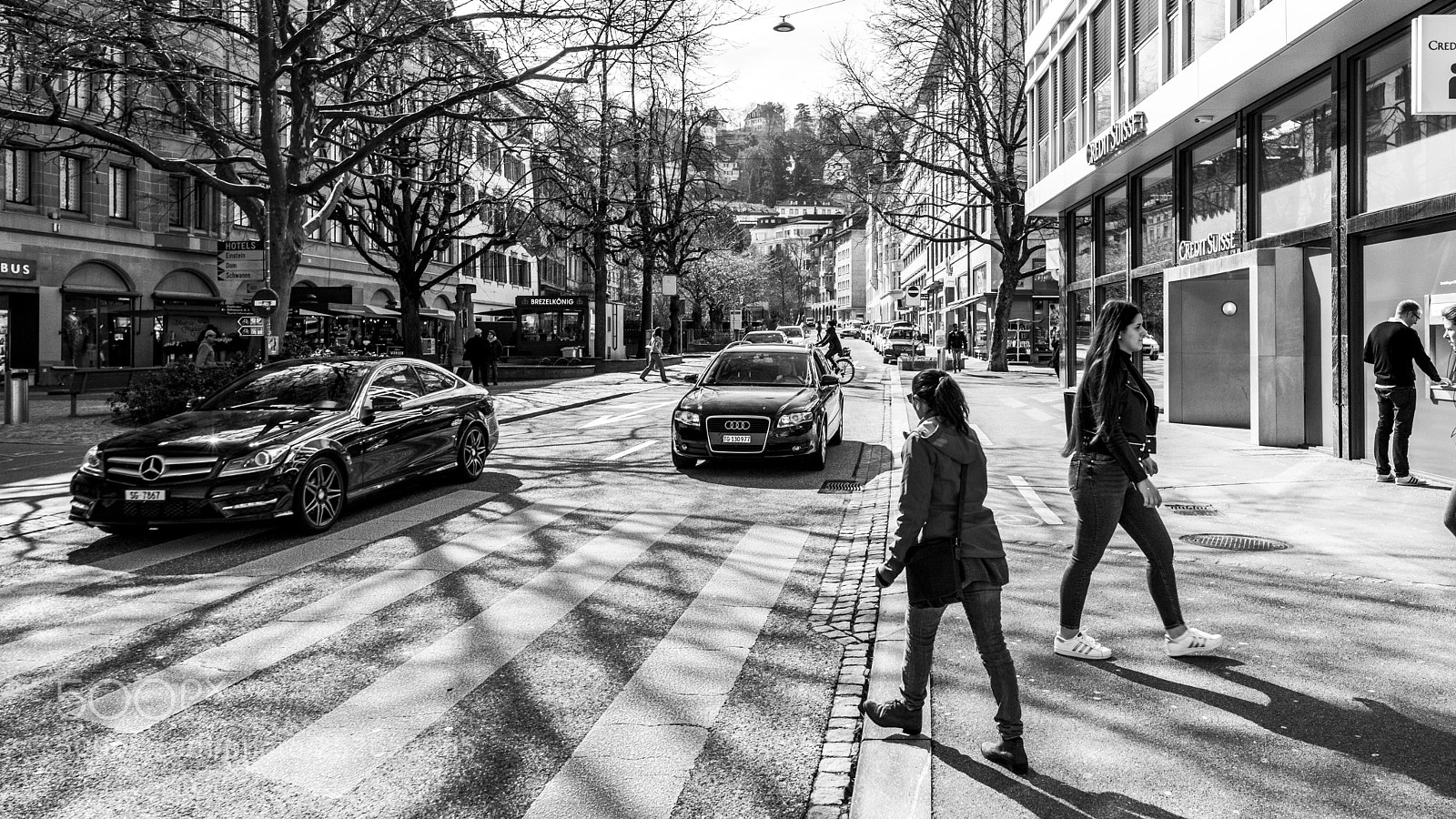 Fujifilm X-T2 sample photo. St gallen street photography