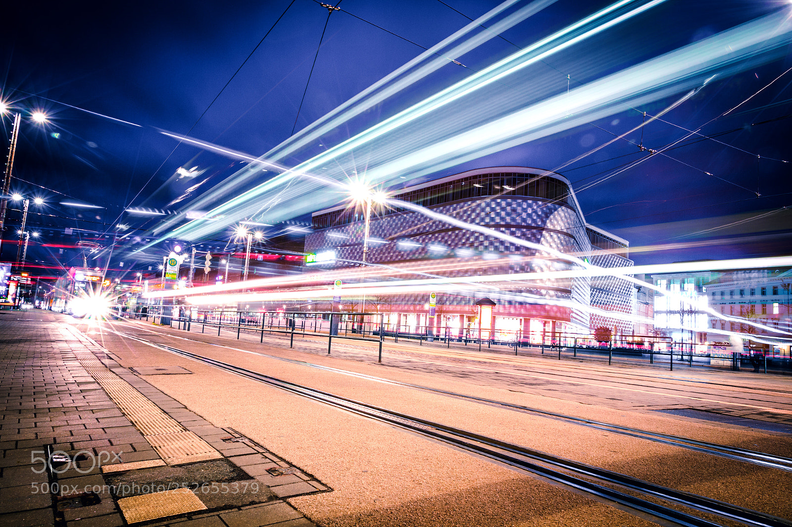 Canon EOS 650D (EOS Rebel T4i / EOS Kiss X6i) sample photo. Leipzig city lighttrails photography