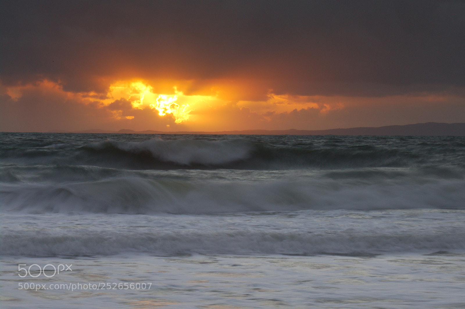 Pentax K-7 sample photo. Surf sunrise photography