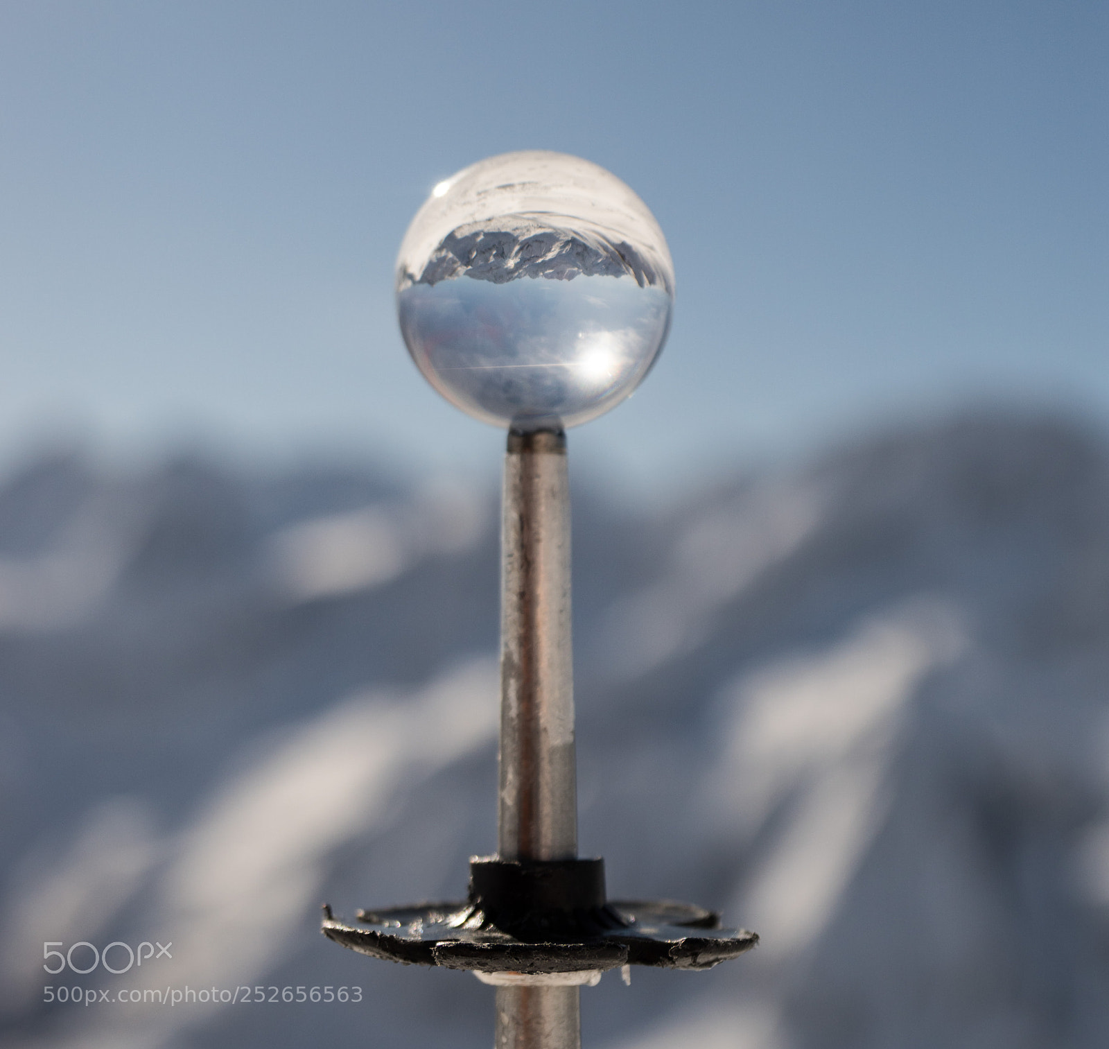 Sony ILCA-77M2 sample photo. Ski stick photography