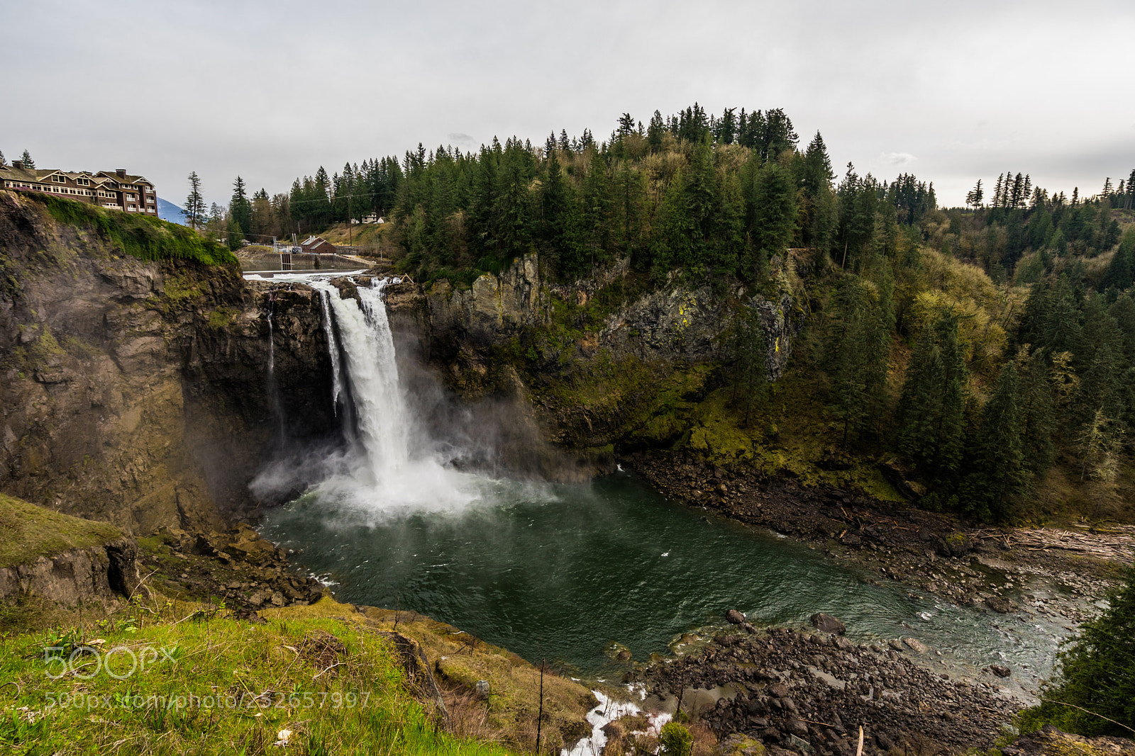 Sony a7 sample photo. Snoqualmie falls photography