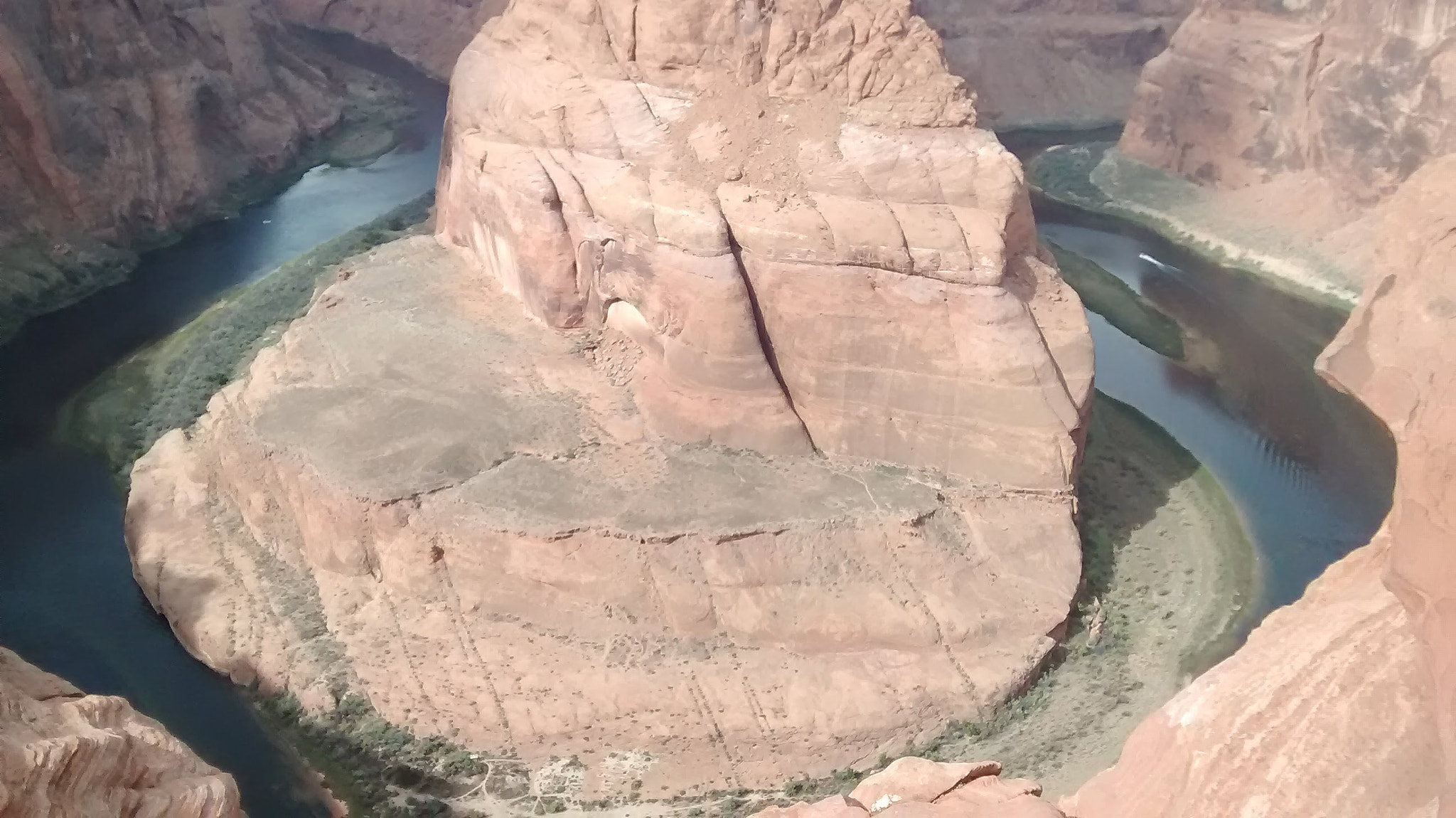 Motorola Moto E (1st Gen) sample photo. Horseshoe bend photography