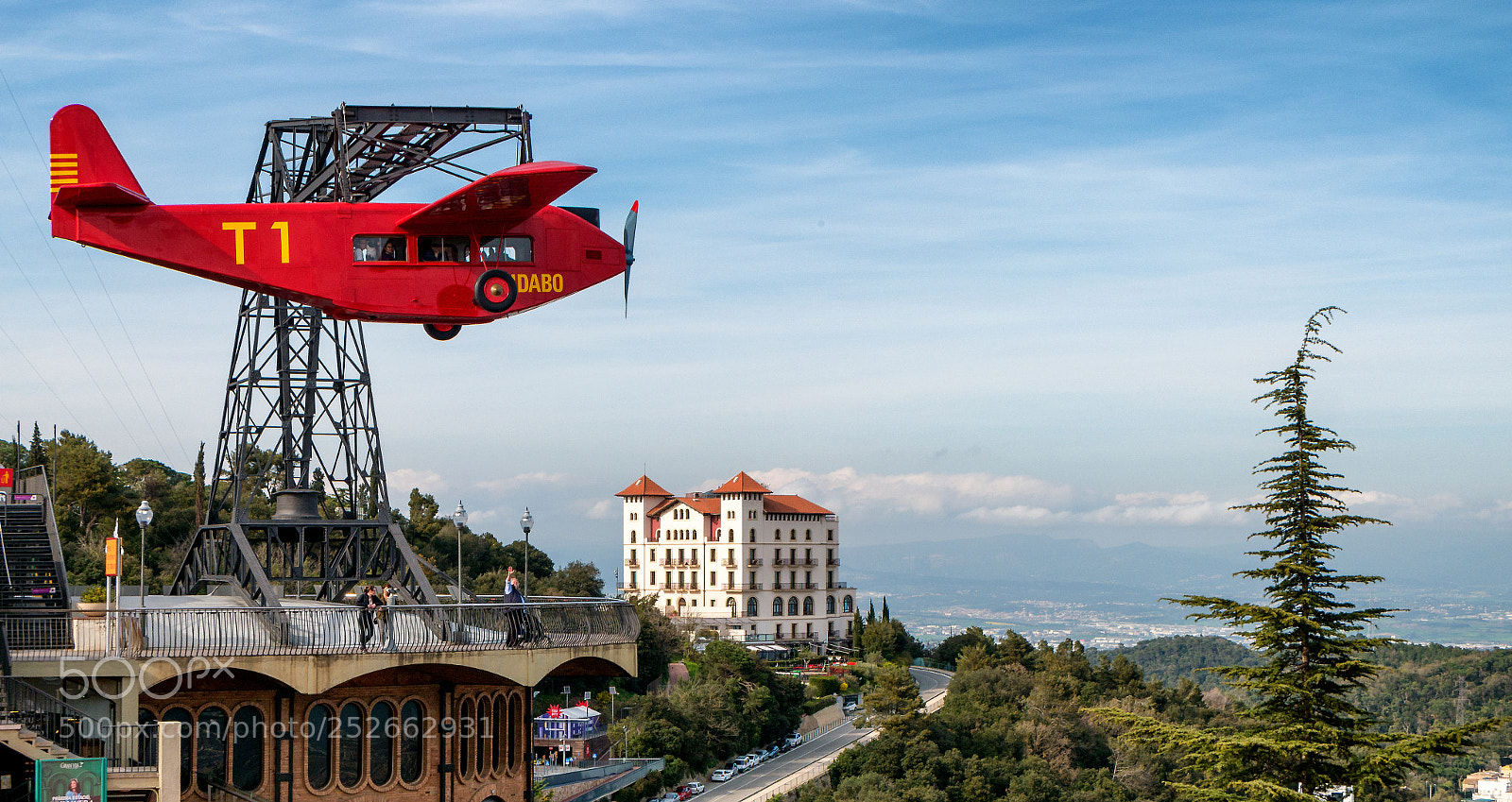Fujifilm X-A1 sample photo. Tibidabo the old plane photography