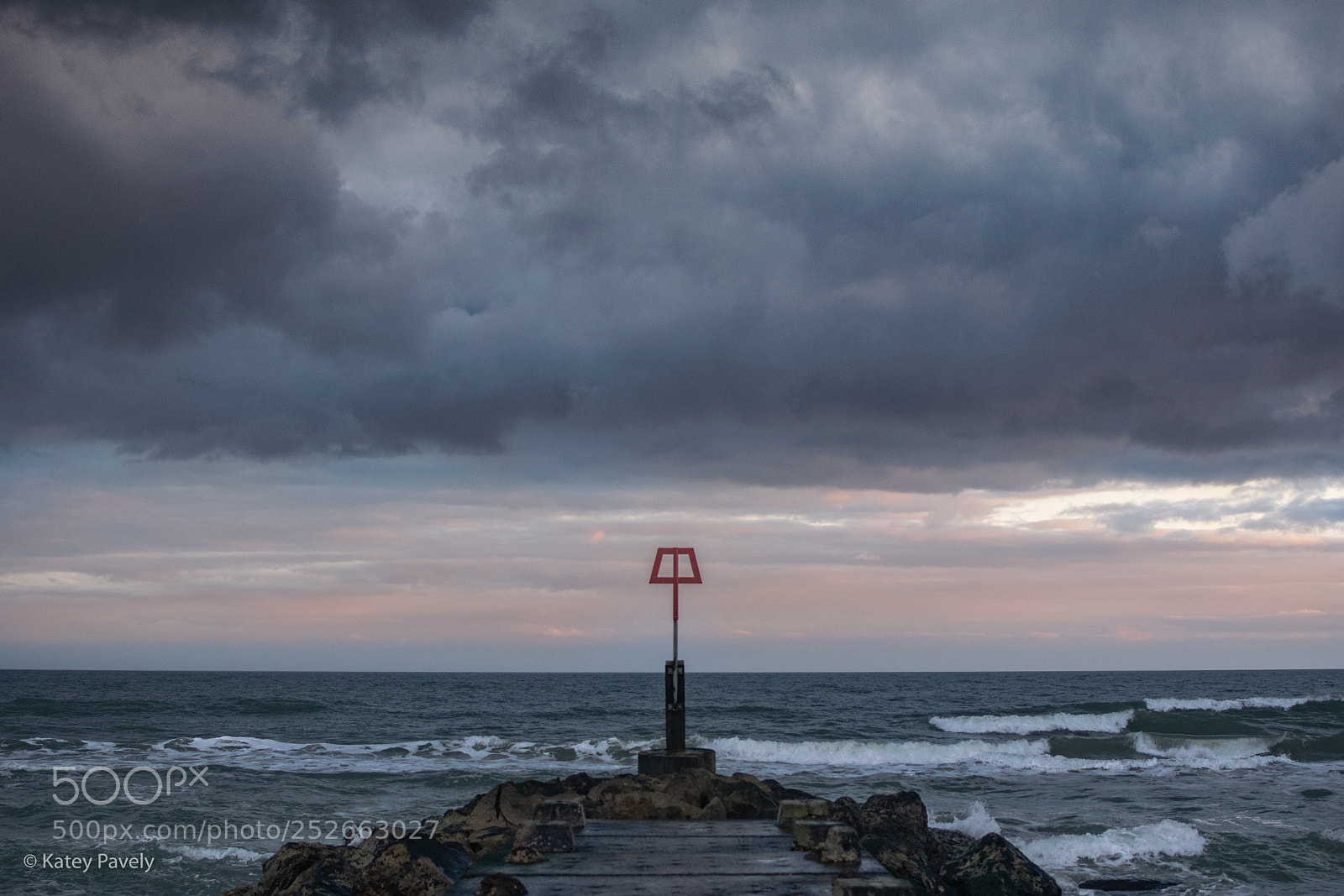 Nikon D3300 sample photo. Bournemouth beach at dusk photography