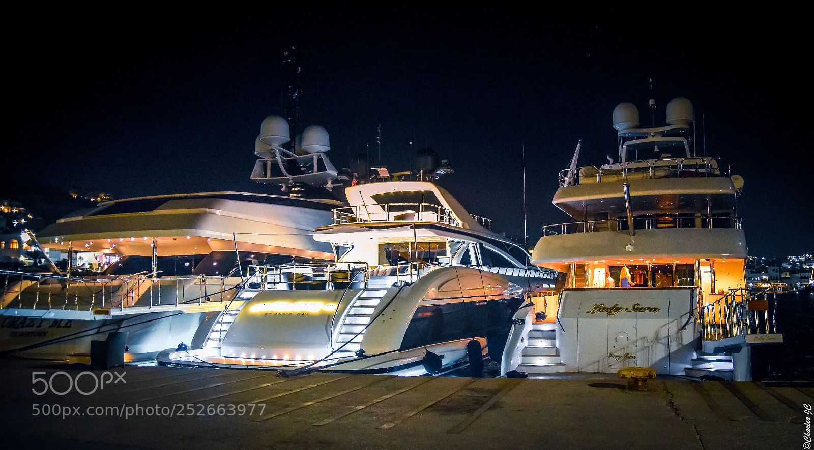 Nikon D5300 sample photo. Yachts in mykonos photography