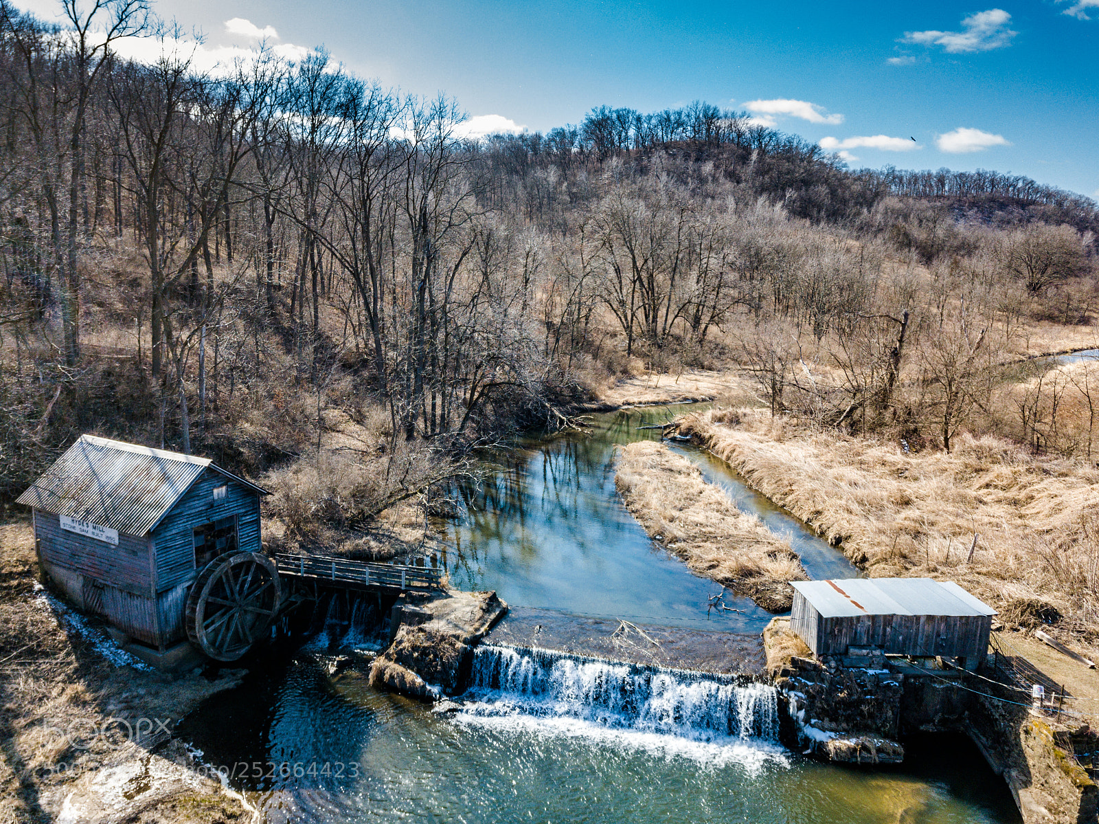 DJI FC220 sample photo. Hyde's mill with bald photography