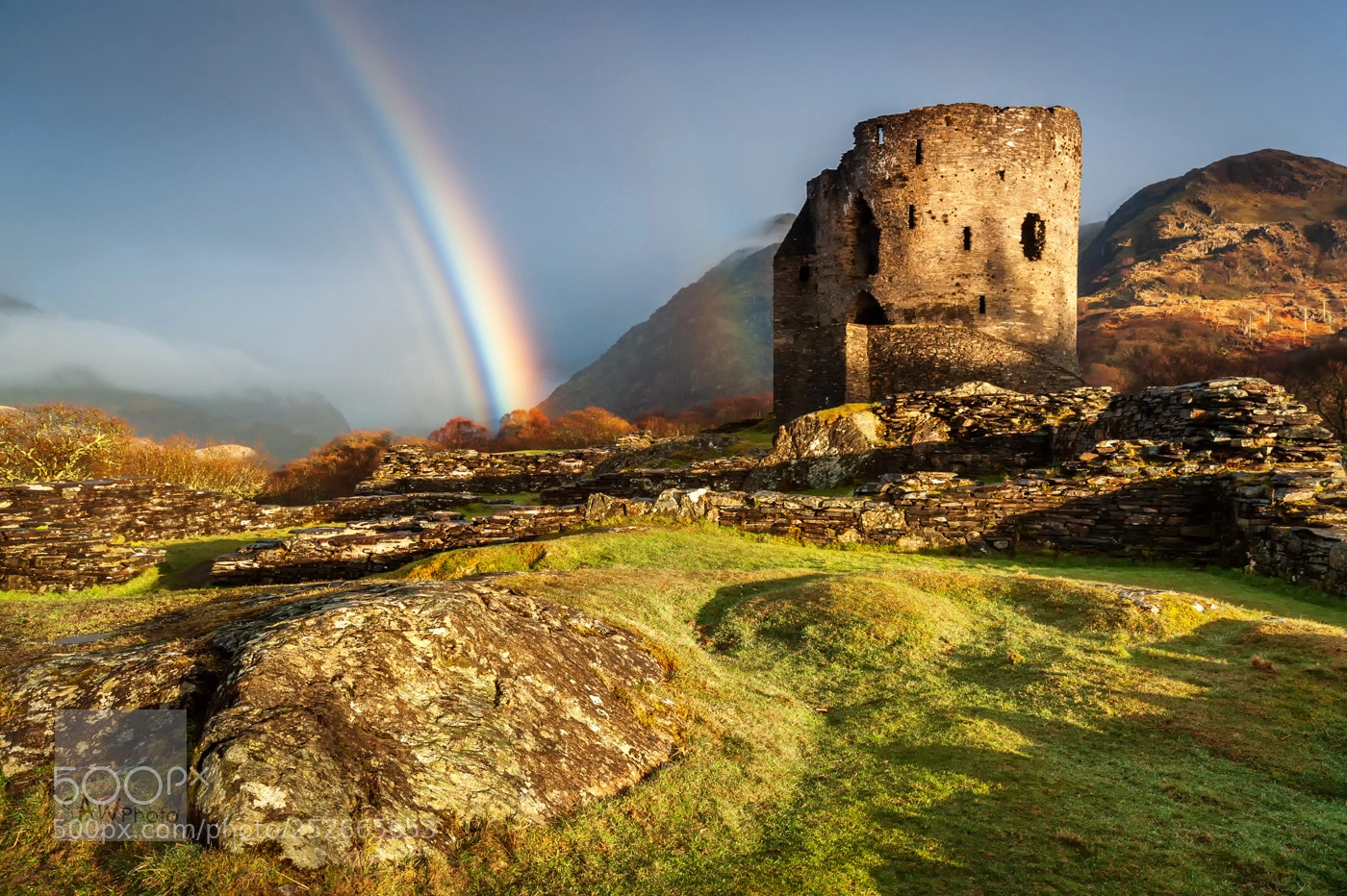 Nikon D3 sample photo. Supernumerary rainbow at dolbadarn photography