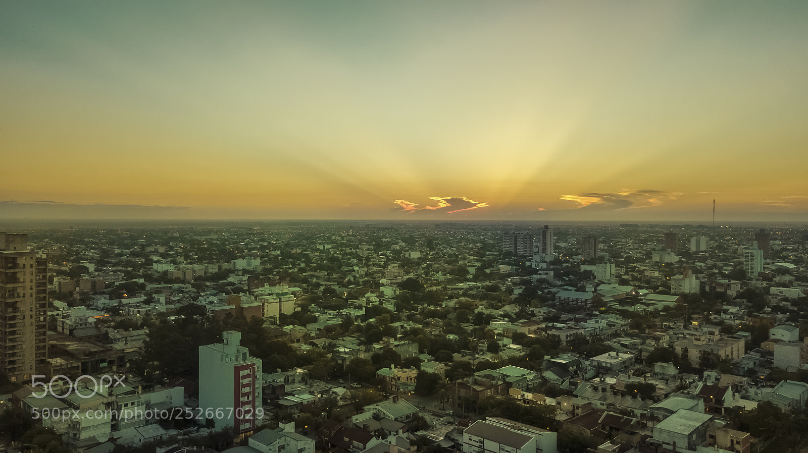 DJI FC220 sample photo. Atardecer en resistencia photography