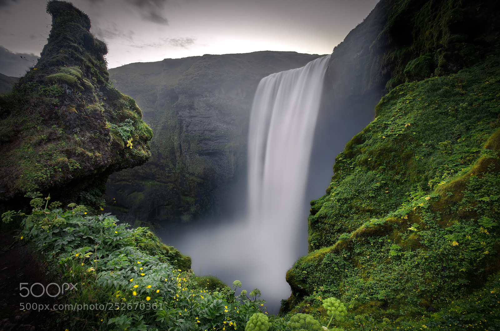 Nikon D7000 sample photo. Skogafoss of iceland photography