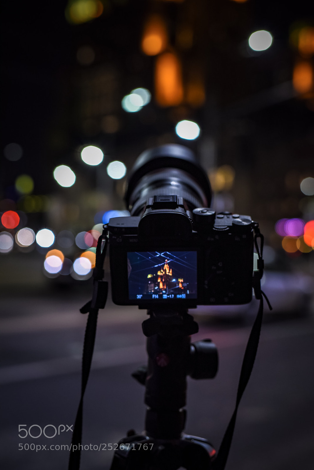 Nikon D810 sample photo. Night bokeh  photography