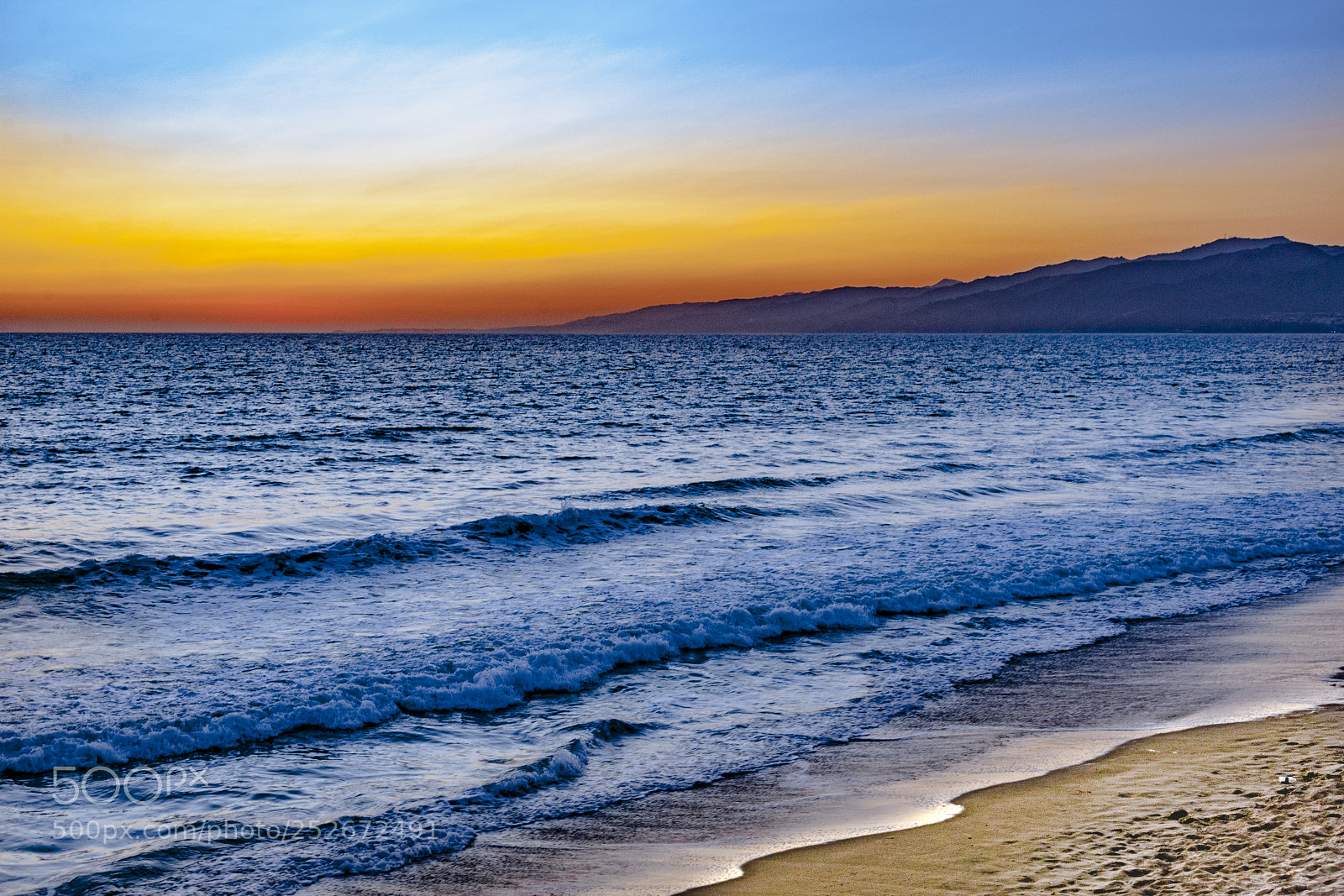 Nikon D700 sample photo. Sunset at santa monica photography