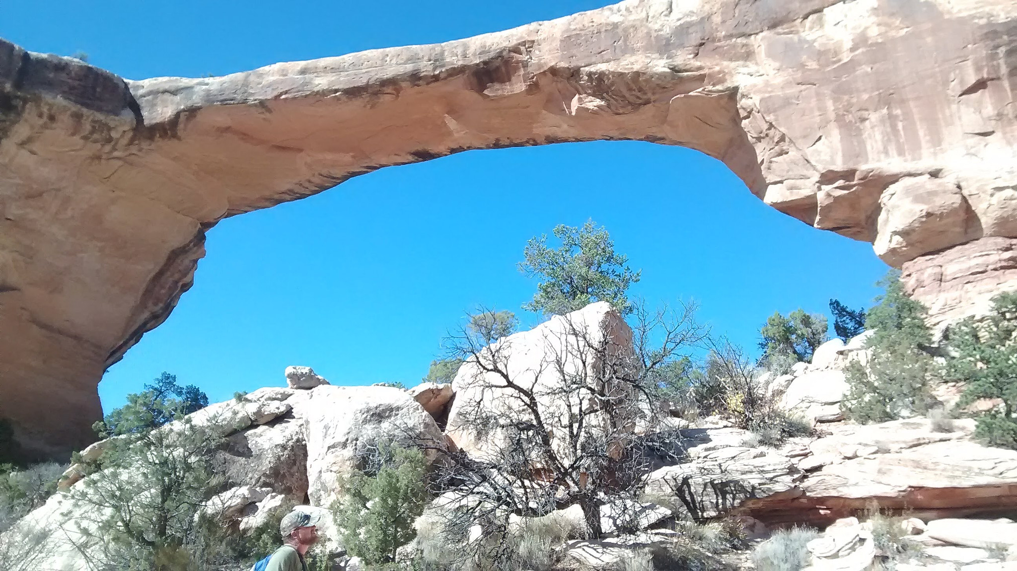 Motorola Moto E (1st Gen) sample photo. Natural bridges national park utah photography