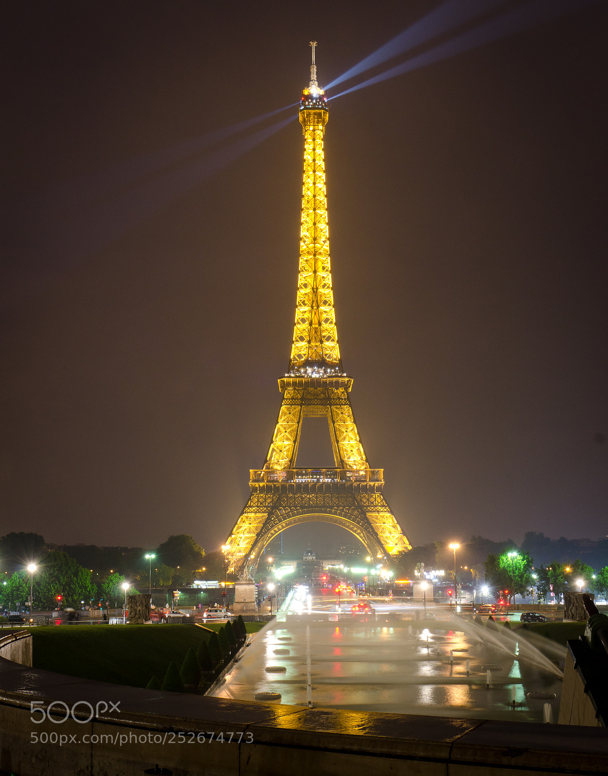 Nikon D7000 sample photo. Eiffel tower at night photography