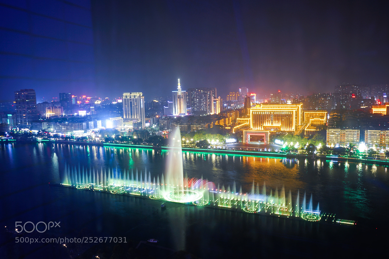 Sony a7R II sample photo. Musical fountain photography