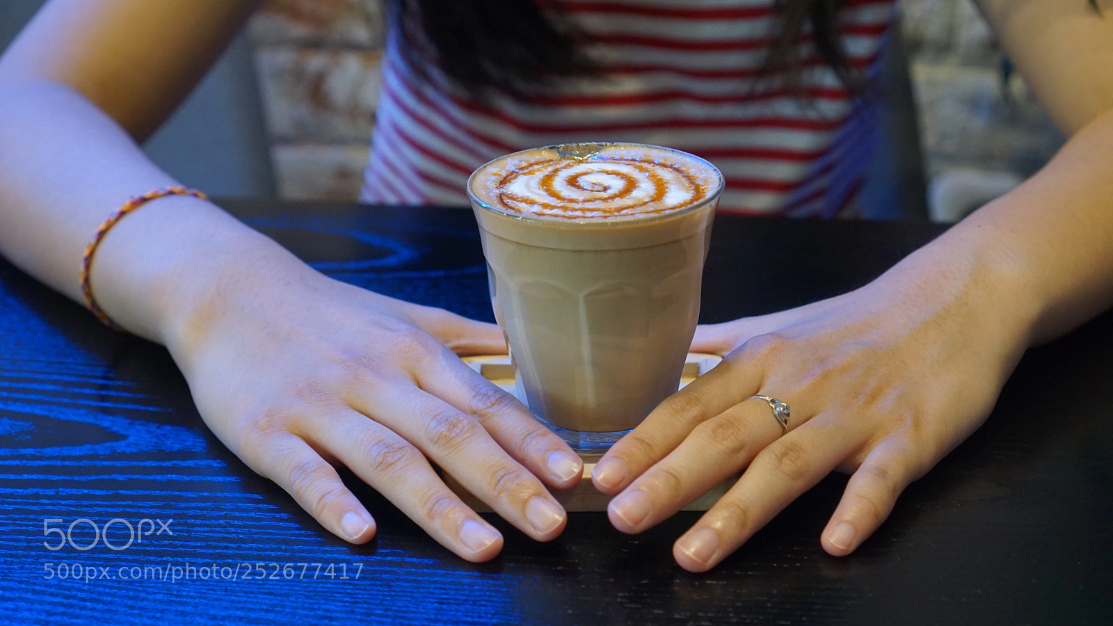 Sony a6000 sample photo. Latte hand photography