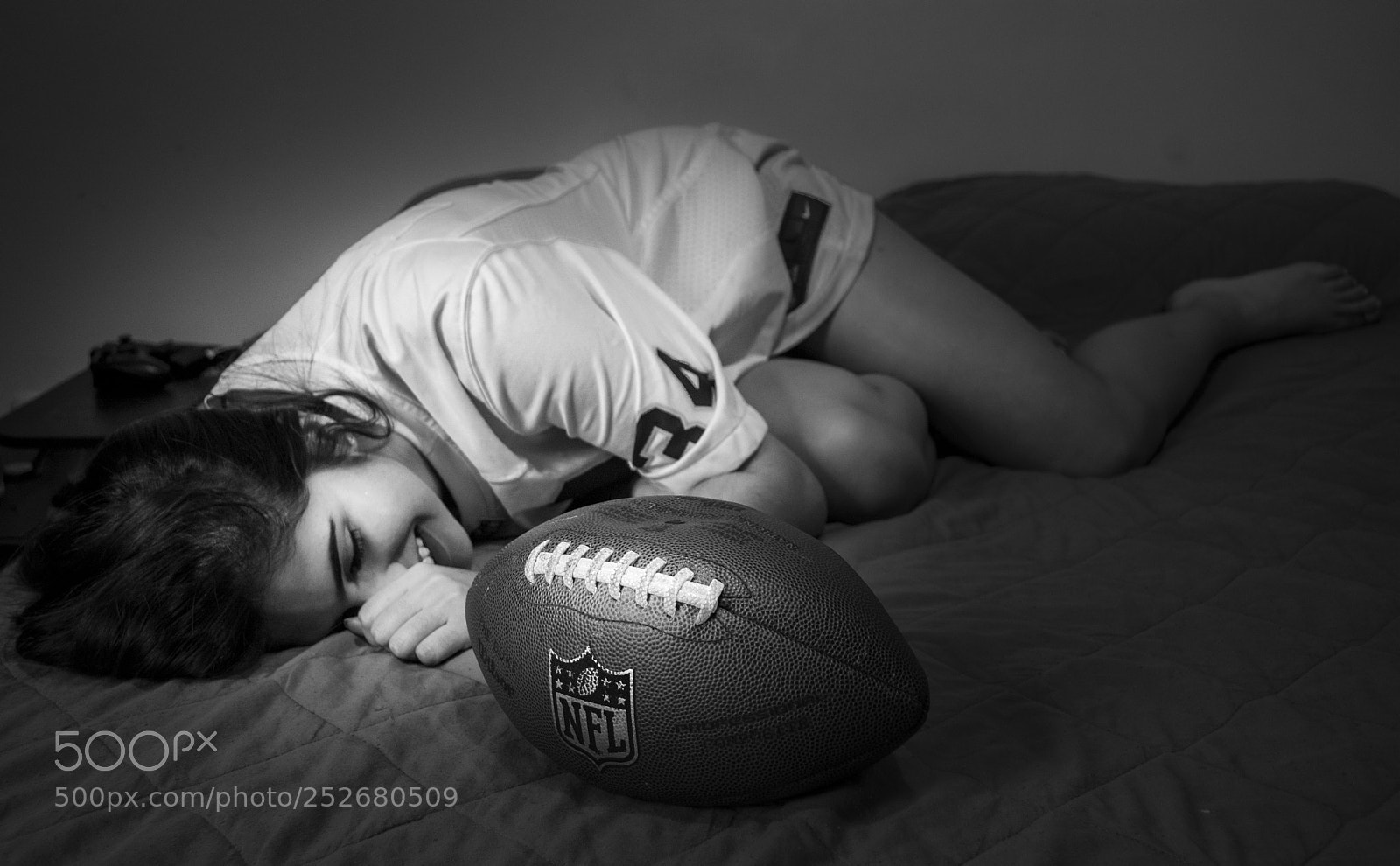 Nikon D7100 sample photo. Football girl photography