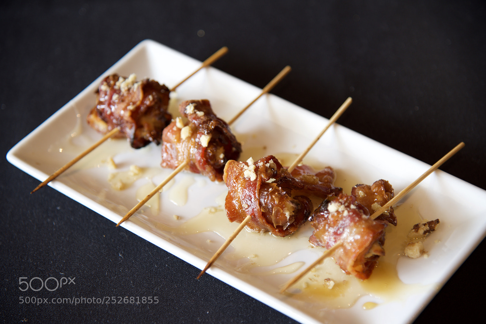 Nikon D810 sample photo. Bacon wrapped dates photography