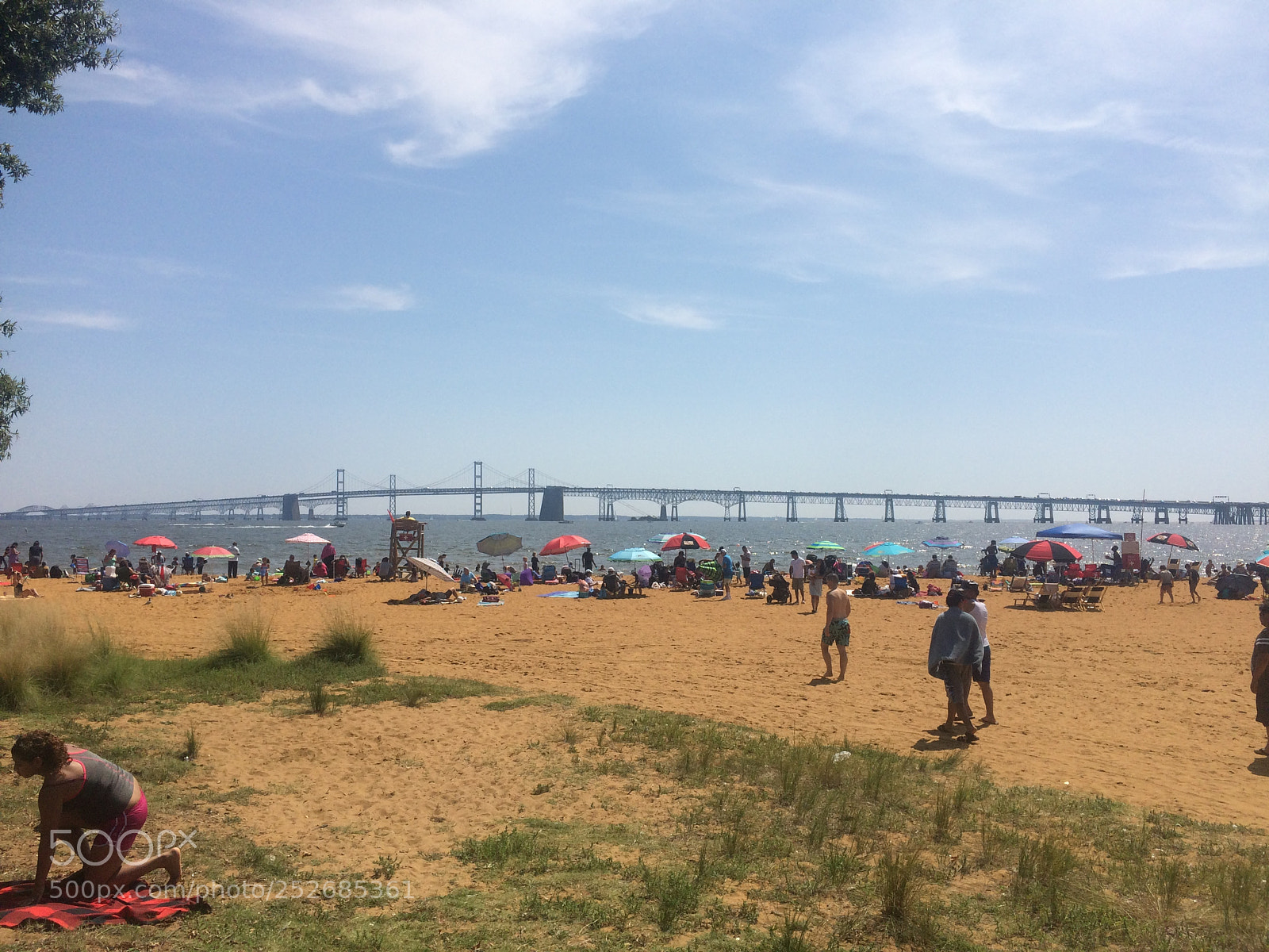 Apple iPhone 5s sample photo. Chesapeake bay bridge photography