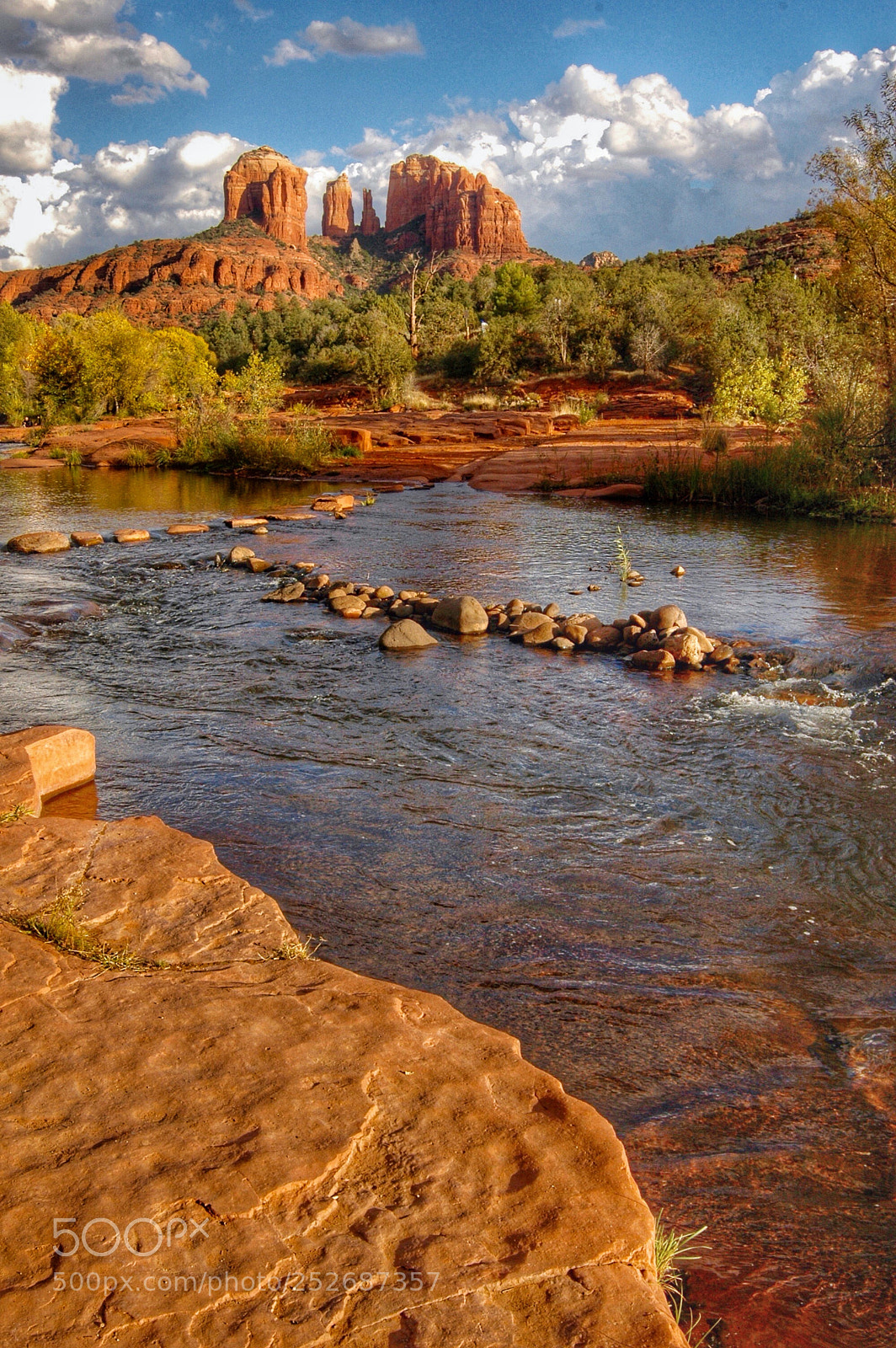 Nikon D70 sample photo. Cathedral rock reflections photography