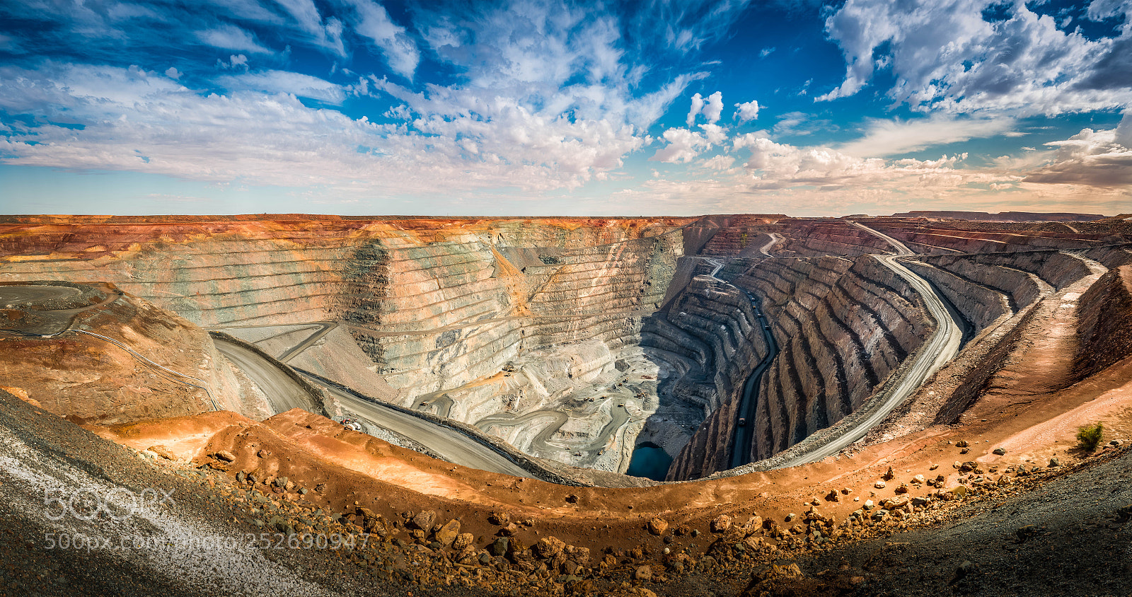 Nikon D600 sample photo. Kalgoorlie super pit photography