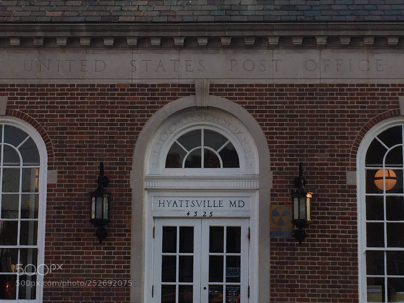 Apple iPhone 5s sample photo. Hyattsville post office 3 photography