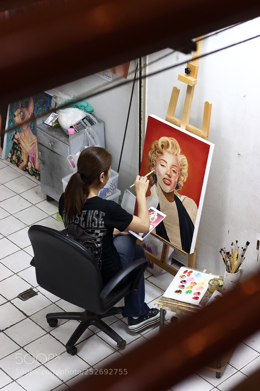 Canon EOS 700D (EOS Rebel T5i / EOS Kiss X7i) + Canon EF 50mm F1.8 STM sample photo. Painting marlyn photography
