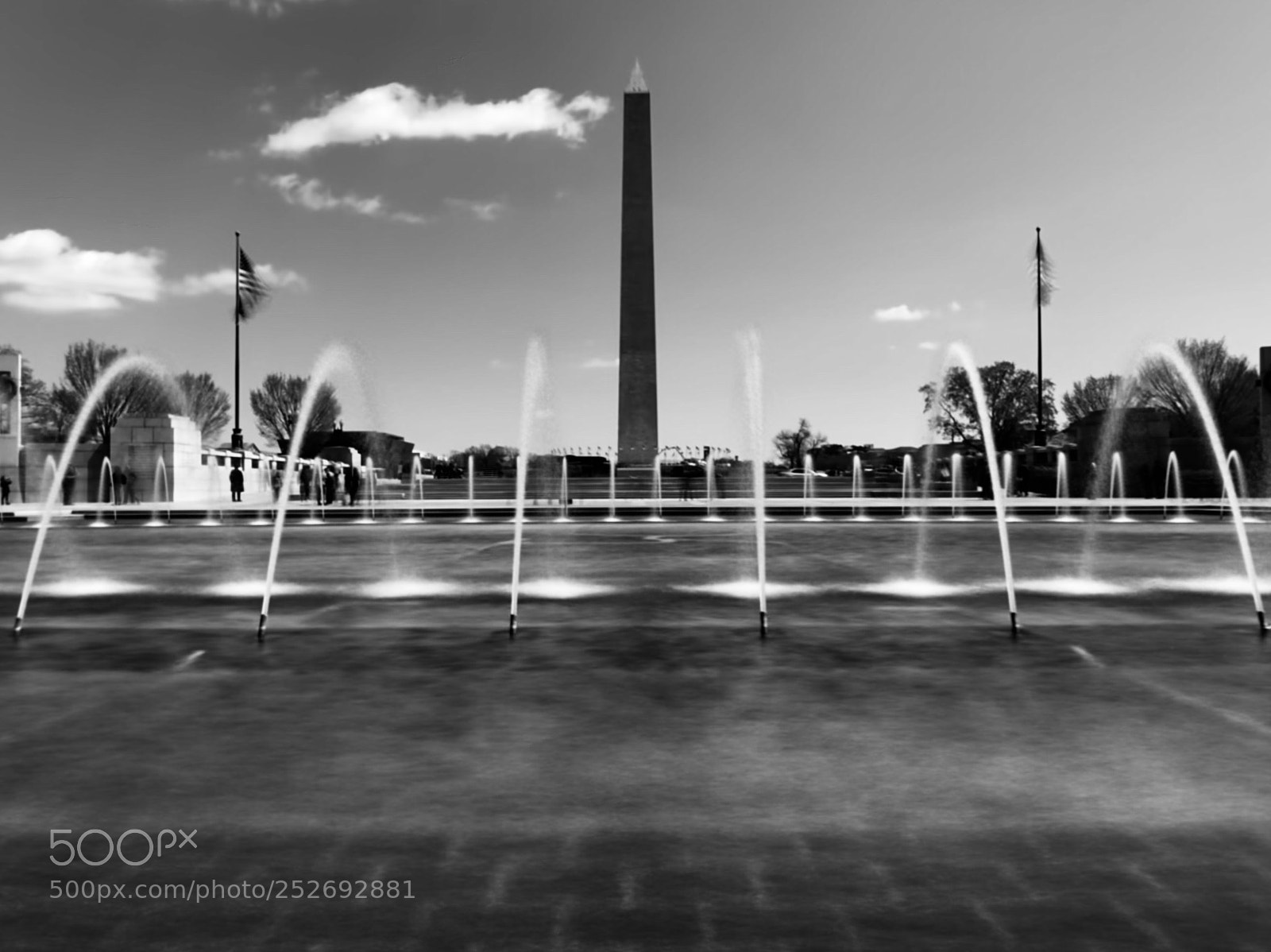 Apple iPhone X sample photo. Lincoln memorial pool photography