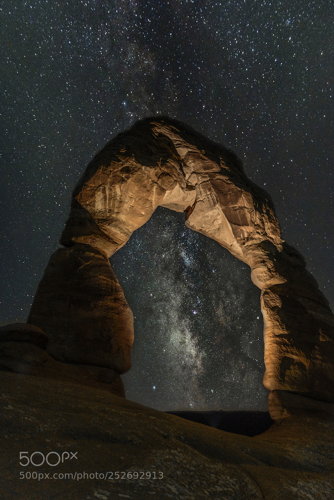 Nikon D750 sample photo. Delicate arch and milky photography