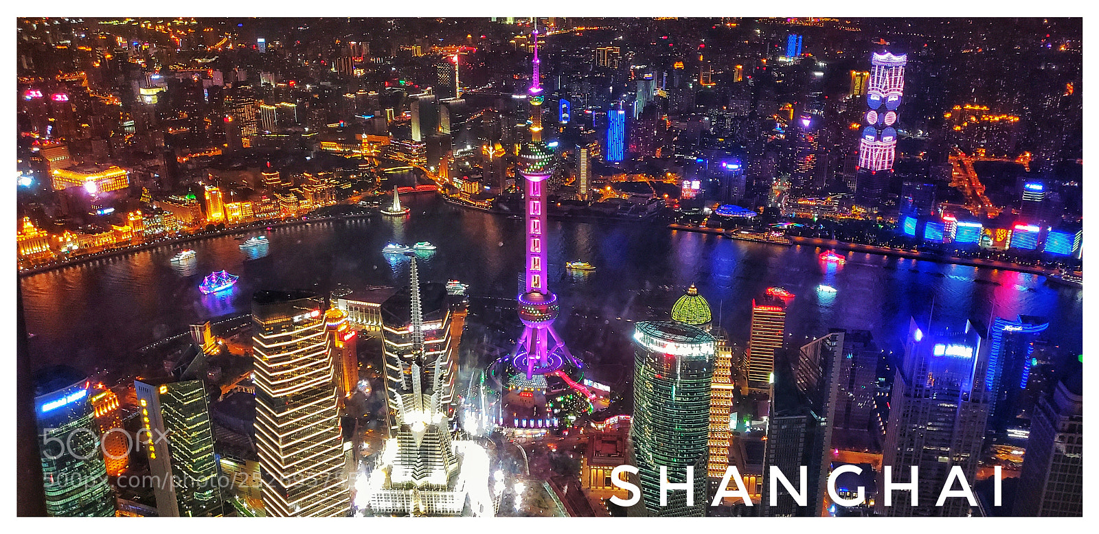 Samsung Galaxy S9+ sample photo. Shanghai at night photography