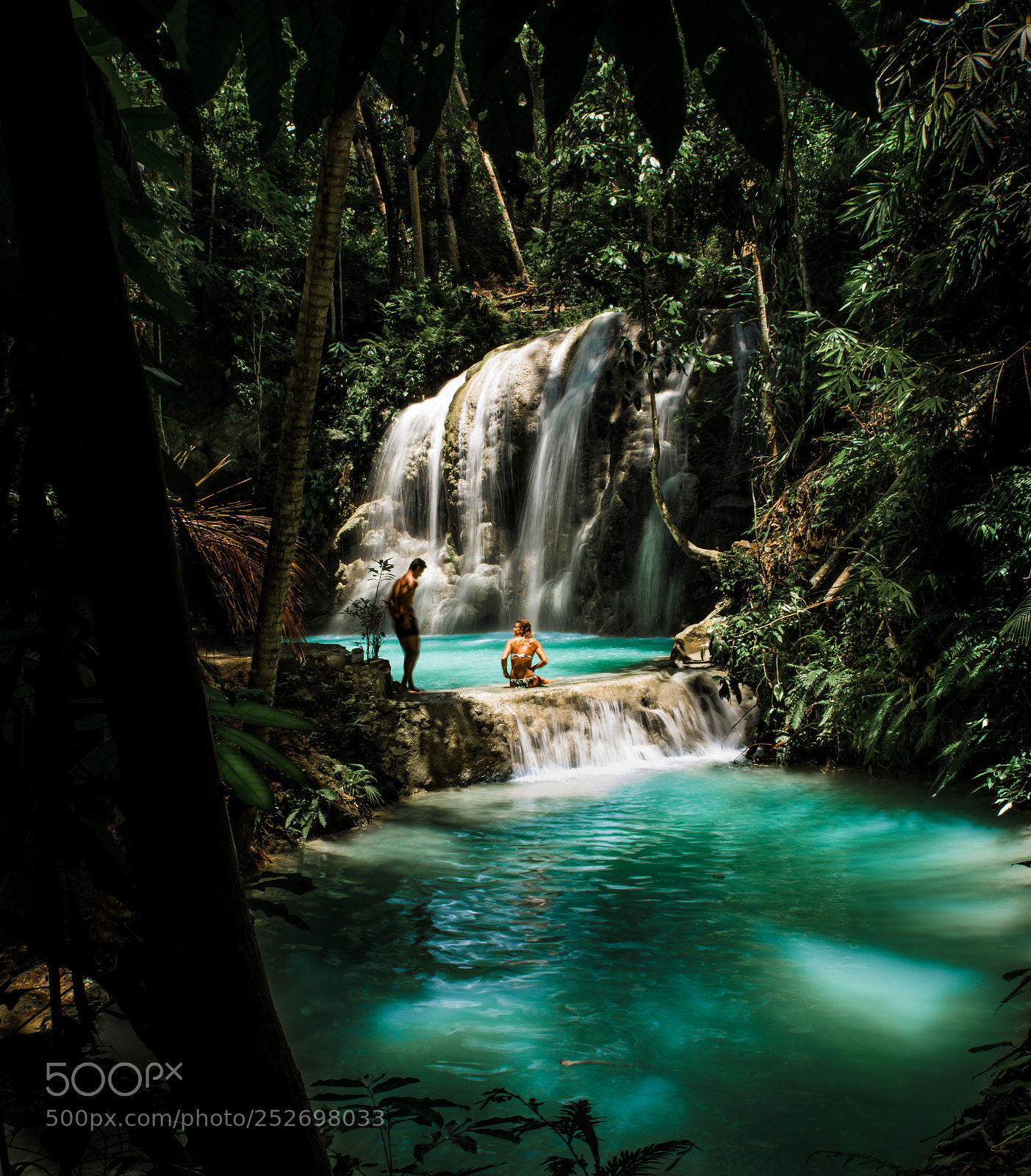 Pentax K-1 sample photo. Waterfall in philippines photography