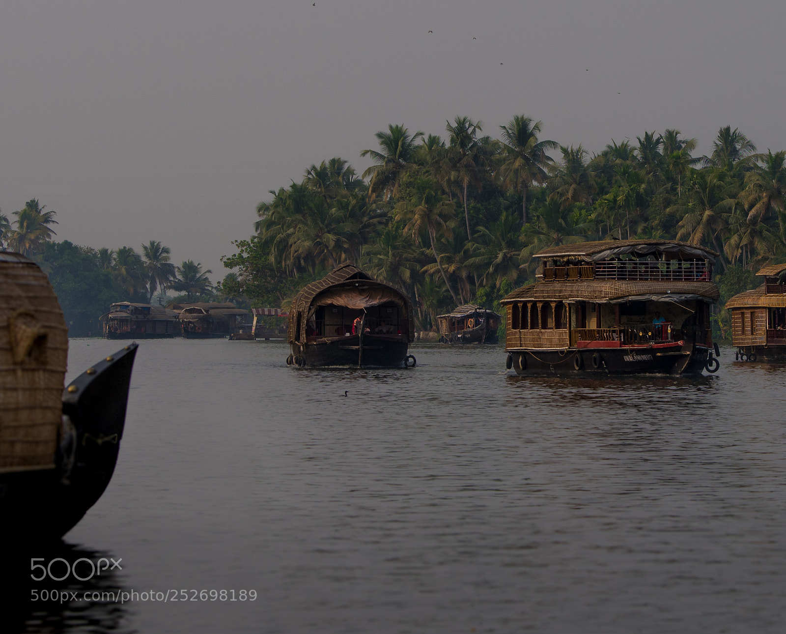 Pentax K-1 sample photo. Allapey boats in india photography