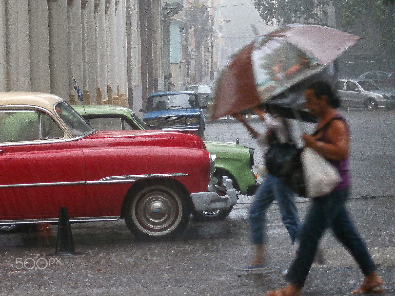 Olympus SZ-15,DZ-100 sample photo. Havana rain photography
