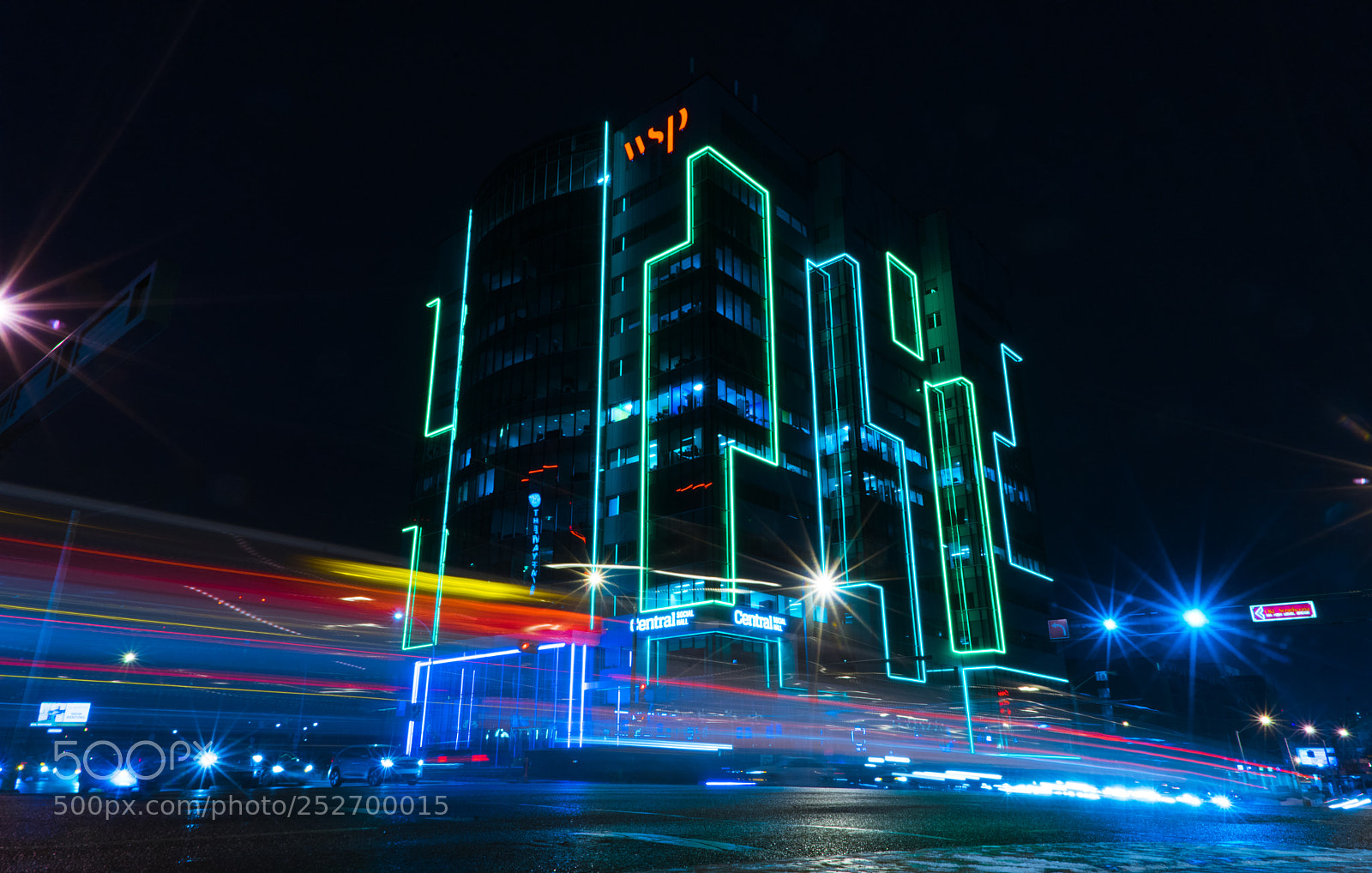 Sony a7 II sample photo. City lights photography
