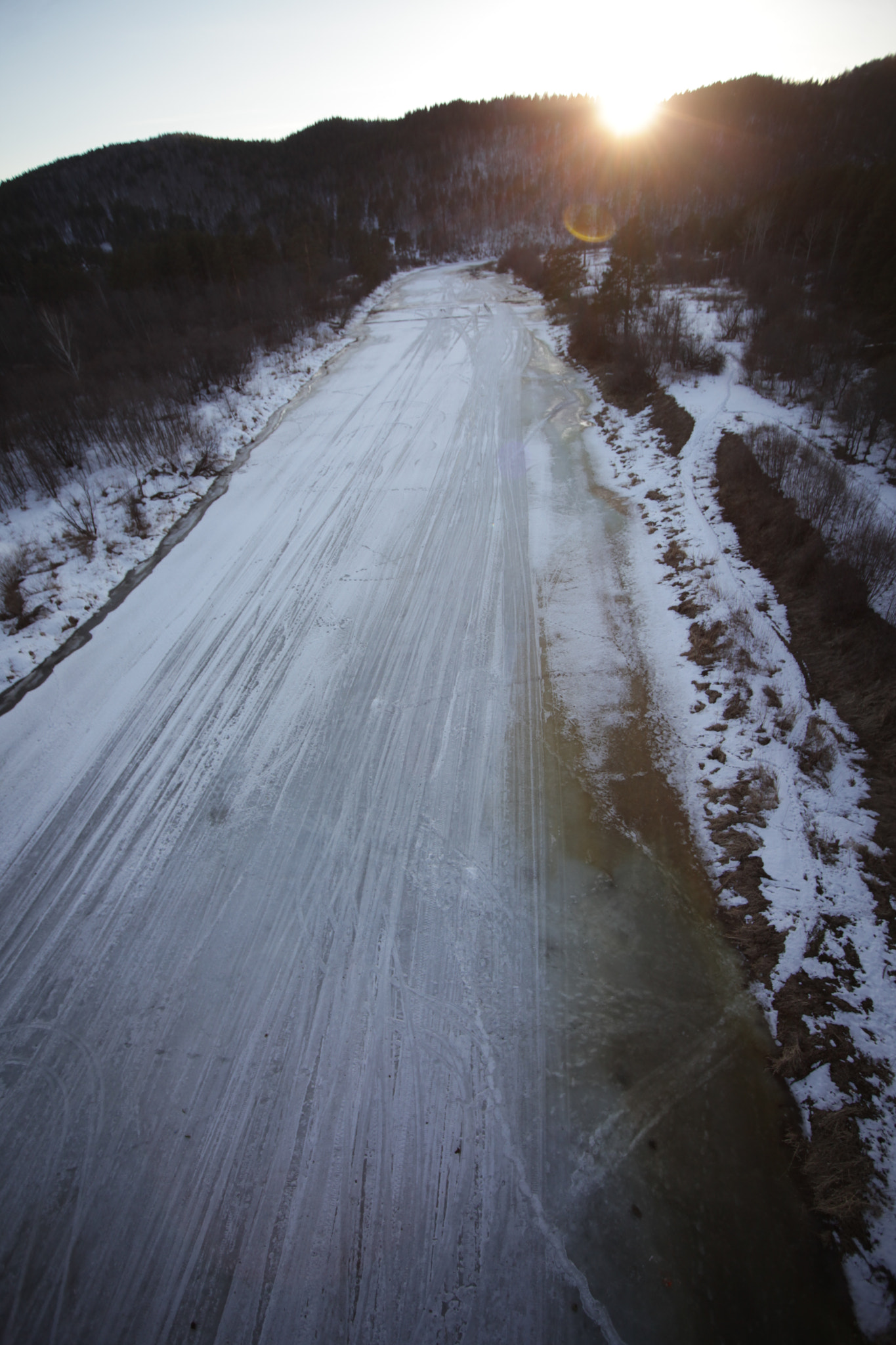 Canon EOS 5D Mark II sample photo. Traces on the river photography