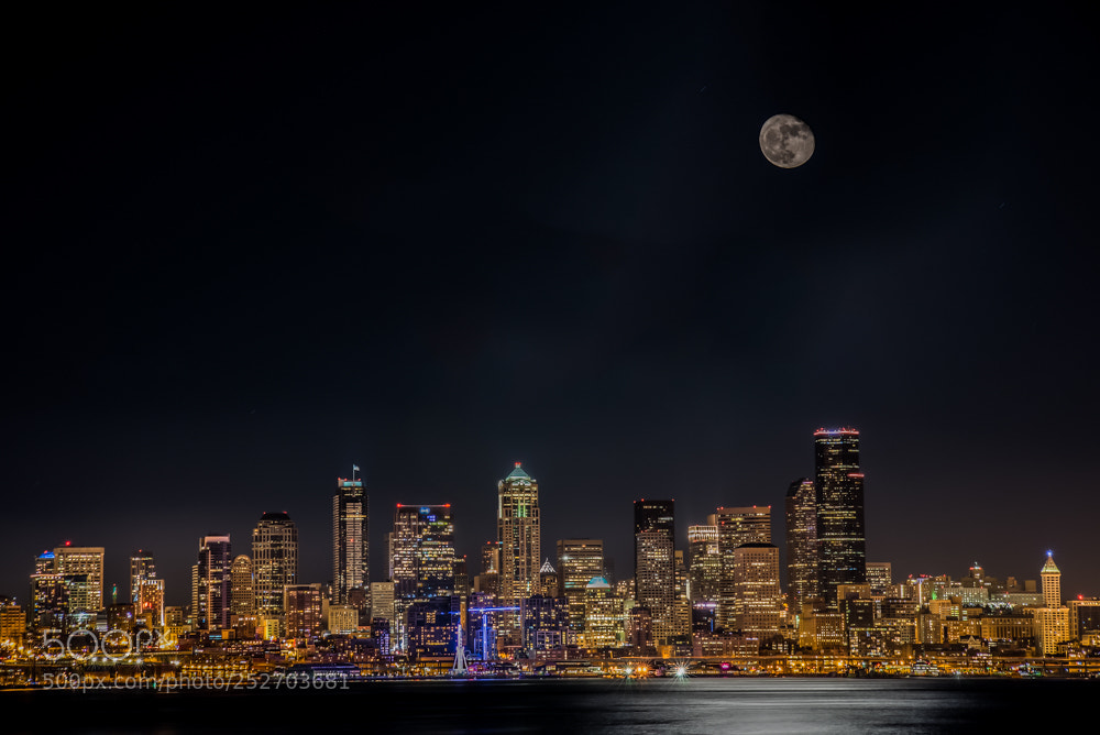 Nikon D750 sample photo. Seattle skyline photography