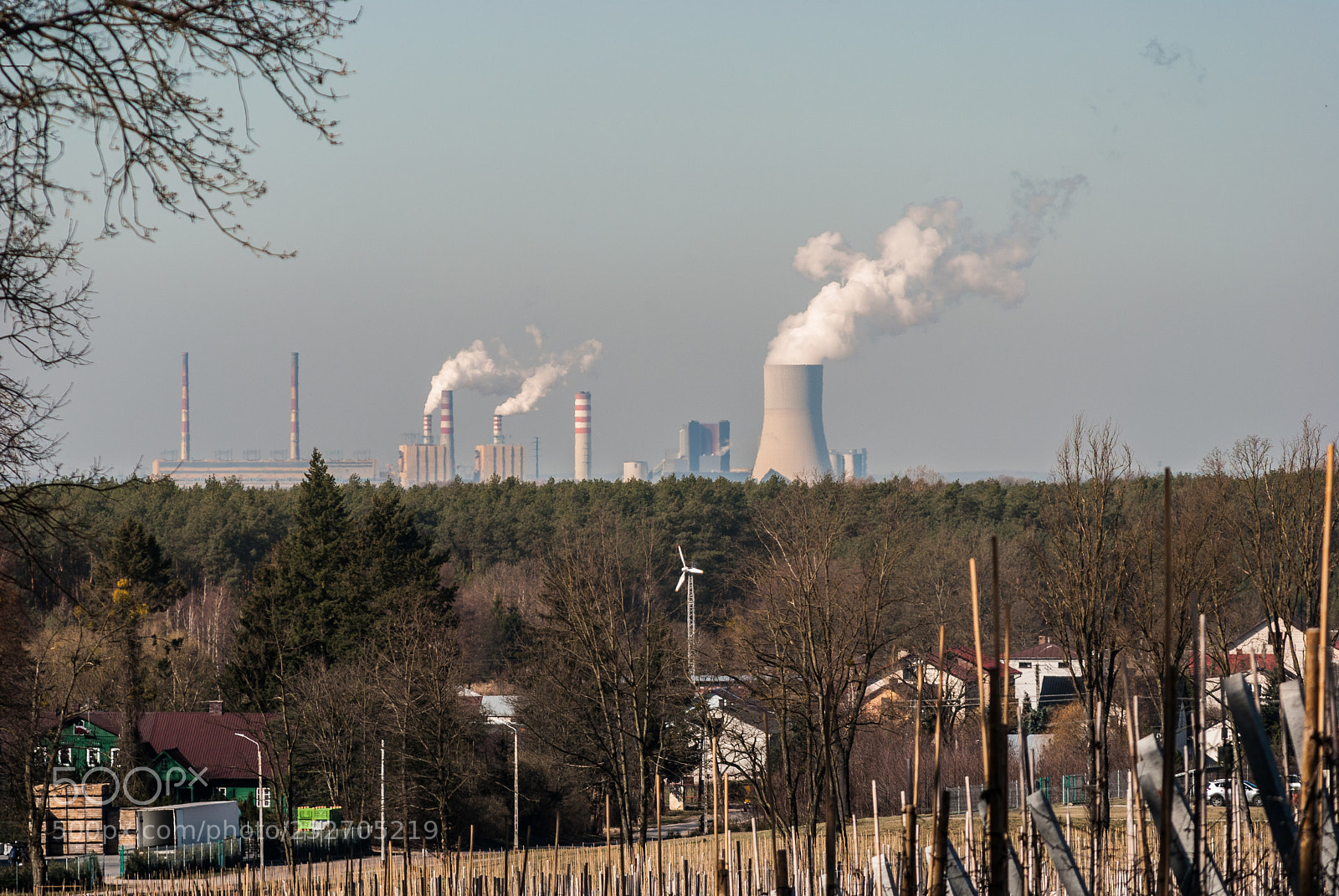Nikon D3000 sample photo. Energy power station photography