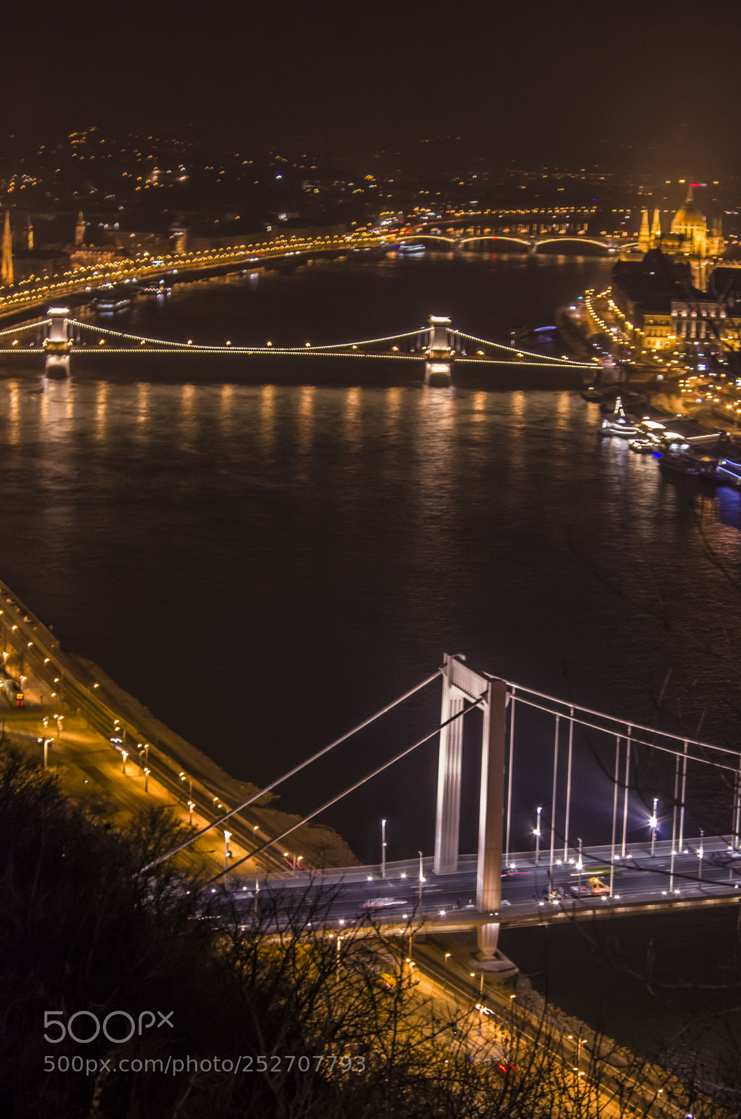 Pentax K-5 sample photo. Budapest bridges photography