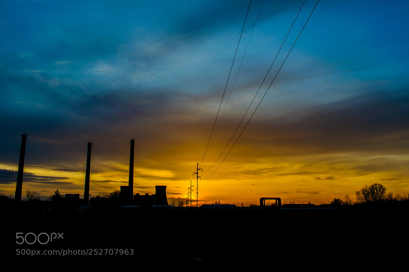 Nikon D5300 sample photo. Power plant photography