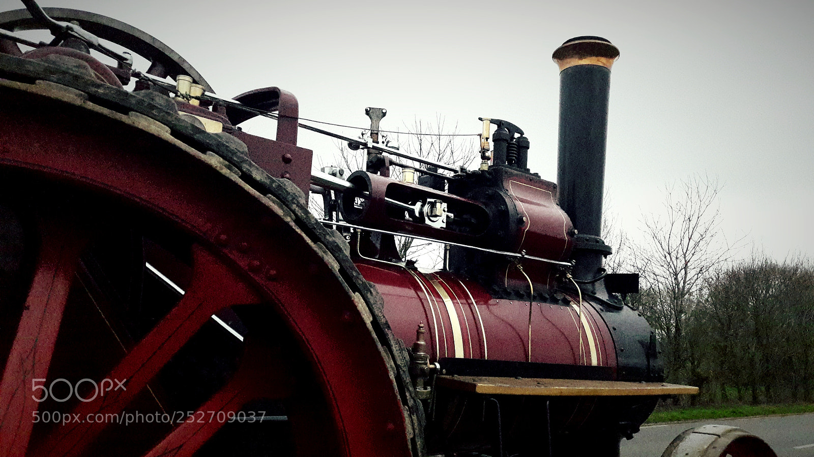 Samsung Galaxy A5(2016) sample photo. Steam tractor photography