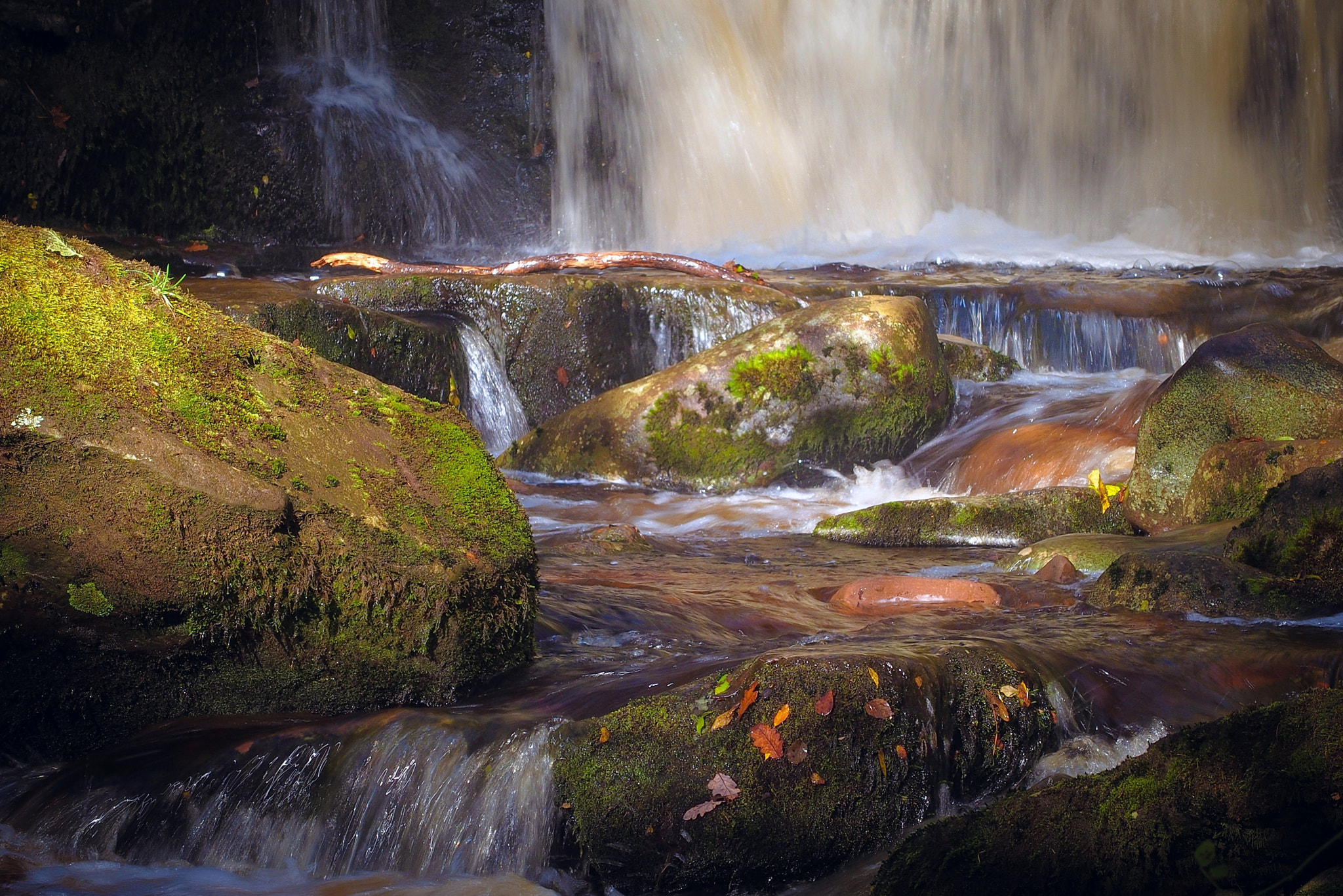 Olympus STYLUS1,1s sample photo. Blaen y glyn waterfalls photography