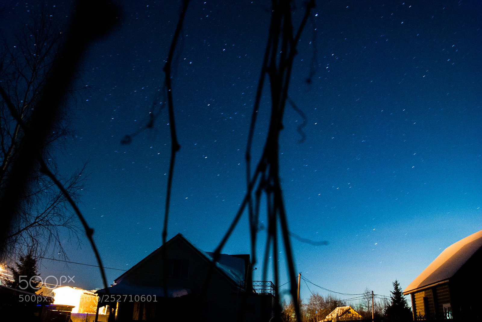 Nikon D3000 sample photo. Star photography