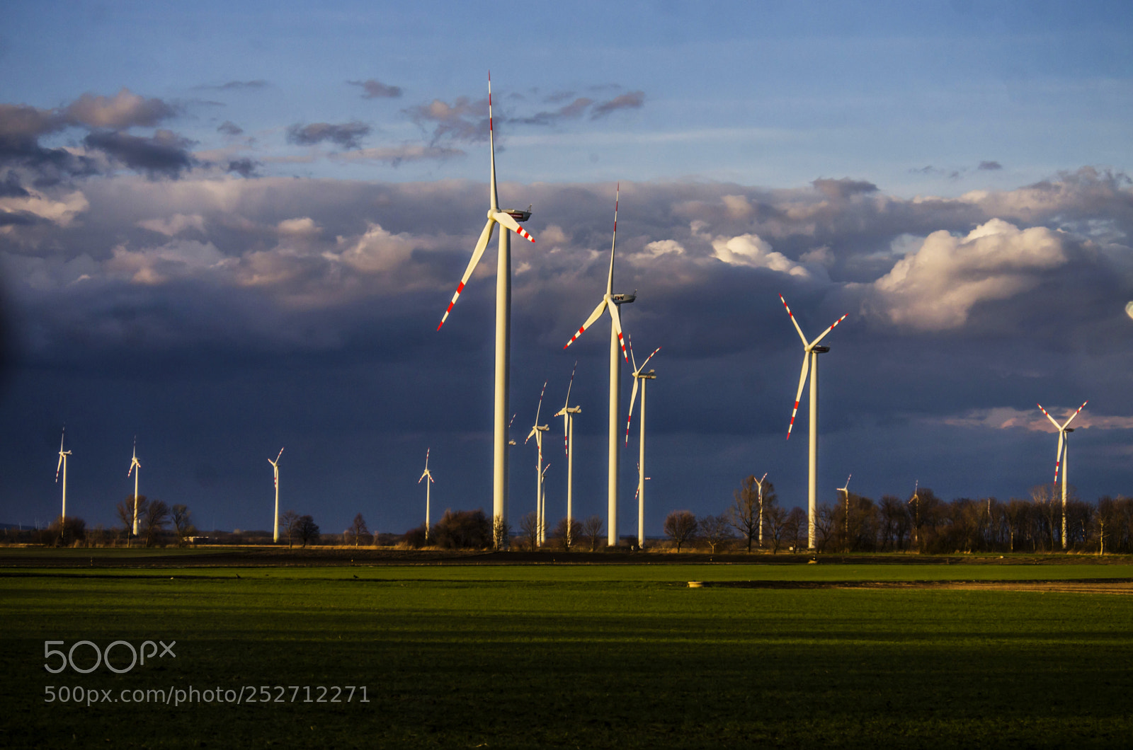 Pentax K-5 sample photo. Wind electricity photography