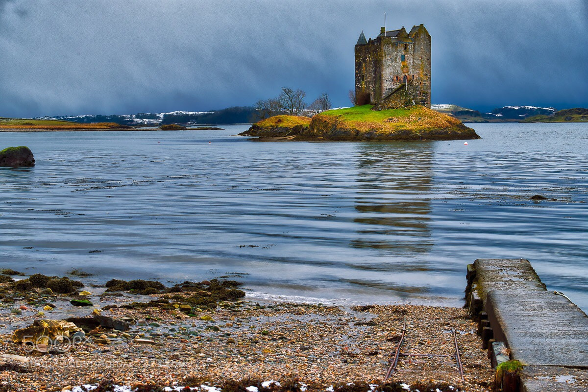 Fujifilm X-Pro2 sample photo. Shore and castle  photography