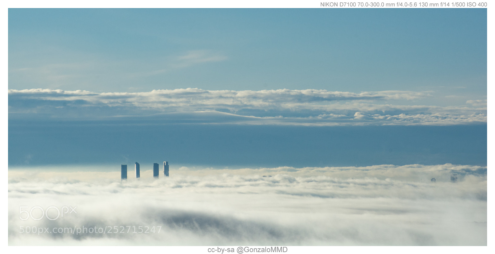 Nikon D7100 sample photo. Madrid bajo las nubes photography