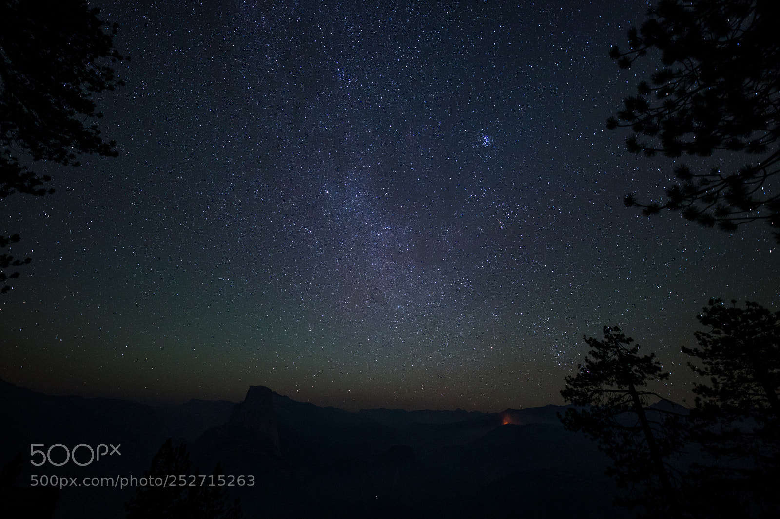 Canon EOS 5D Mark IV sample photo. Milky way over halfdome photography