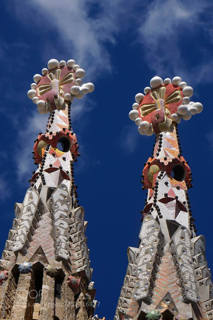 Sony a6000 sample photo. Gaudi. the sagrada familia photography