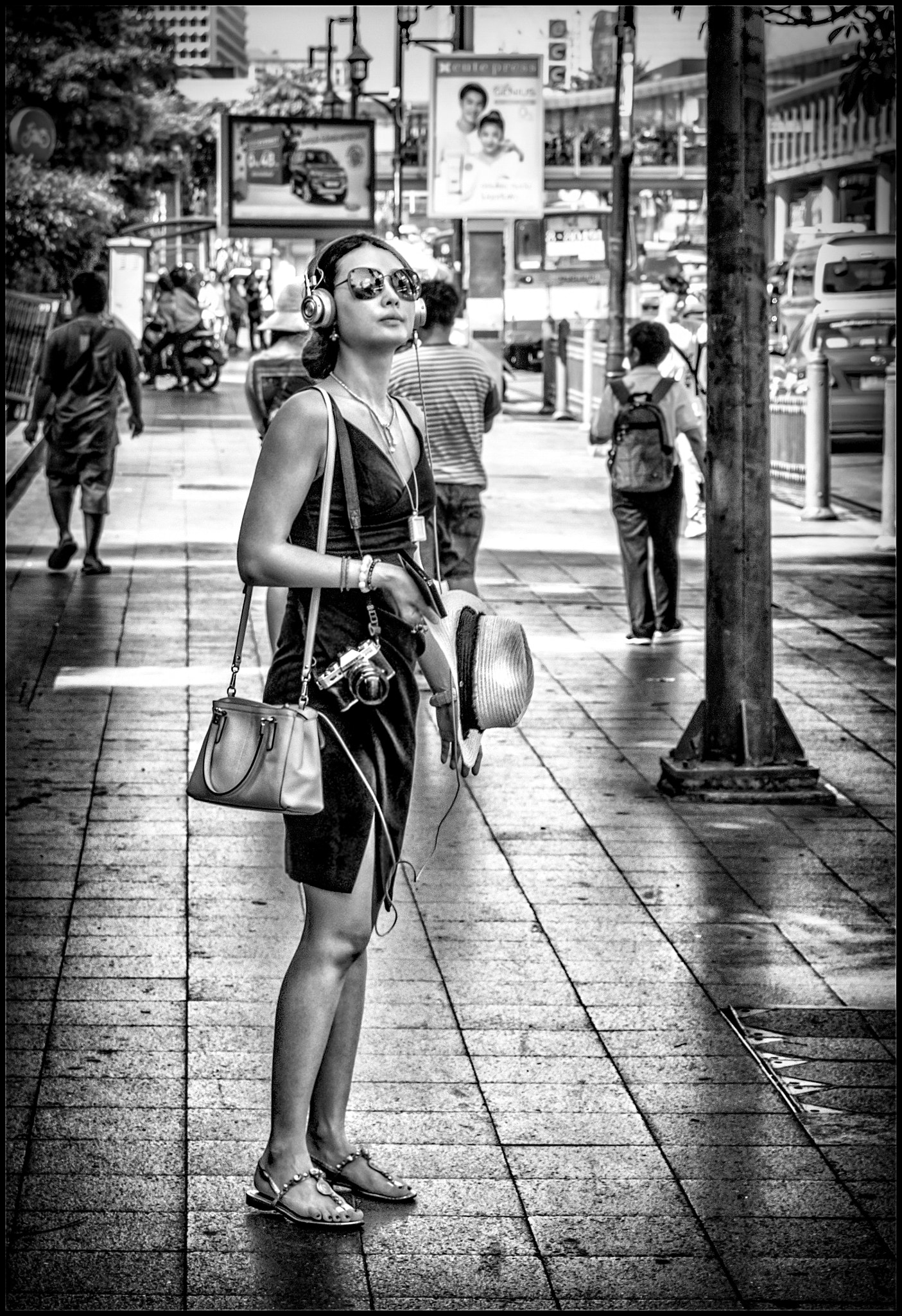 Leica CL sample photo. A classy street photographer.... photography